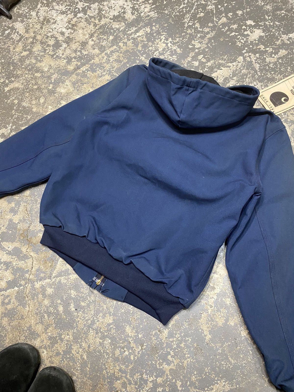 Carhartt × Vintage Vintage Carhartt Blue Hooded Active Jacket JR102 New Size US S / EU 44-46 / 1 - 17 Thumbnail