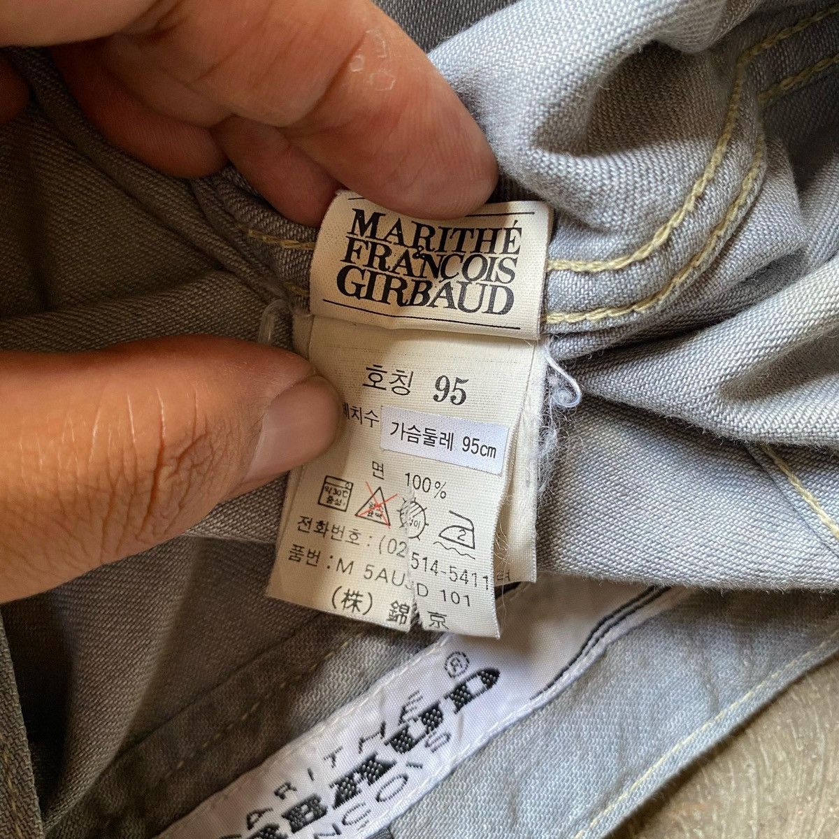 Marithe + Francois Girbaud × Vintage ❌SOLD❌ Vtg Marithe Francois Girbaud Trucker Denim Jacket Size US M / EU 48-50 / 2 - 5 Thumbnail
