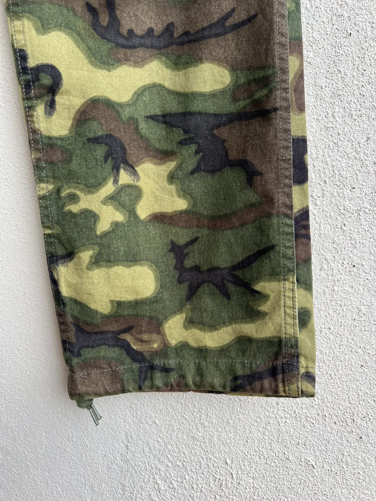 Vintage HOUSTON Japan Erdl Camo Repro Vietnam War Military Trouser Size US 33 - 13 Thumbnail