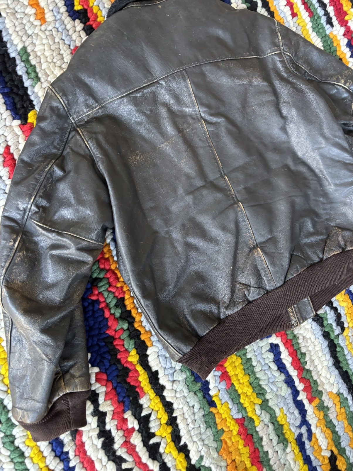 L.L. Bean Vintage L.L Bean Leather Jacket Brown Size US M / EU 48-50 / 2 - 3 Thumbnail