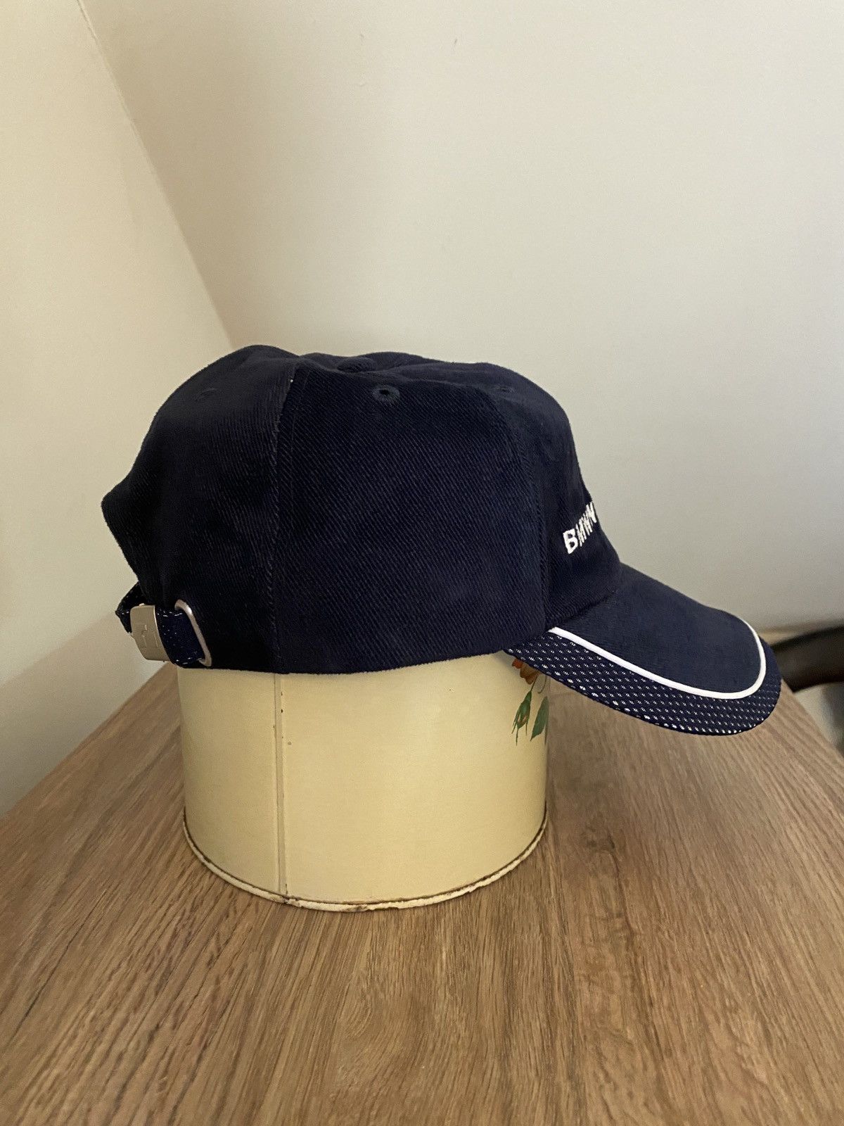 BMW Vintage 2001 Y2K BMW Williams F1 Team Navy Strapback Hat Cap Size ONE SIZE - 10 Thumbnail