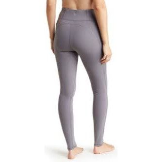Other Yogalicious Fleece Lined Leggings Quiet Shade High Waist Size 27" / US 4 / IT 40 - 2 Thumbnail