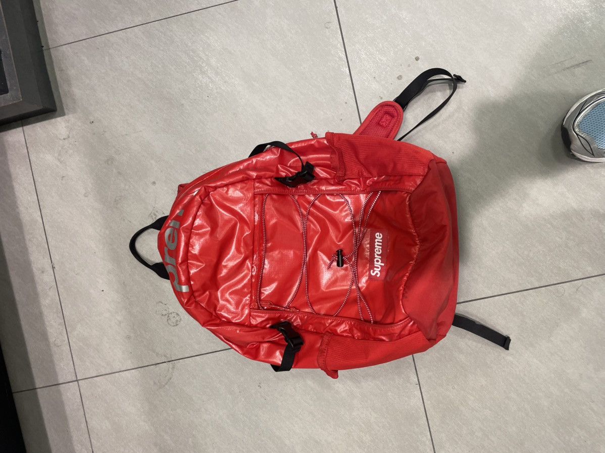 Supreme Supreme Red Backpack Size ONE SIZE - 1 Thumbnail