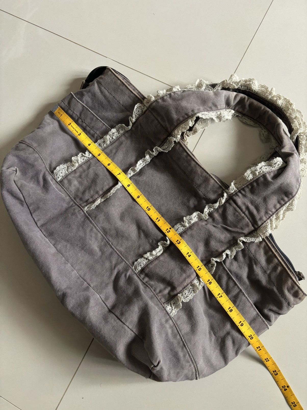 If Six Was Nine Complete Girls Tote Zip Bag Faded Size ONE SIZE - 15 Thumbnail