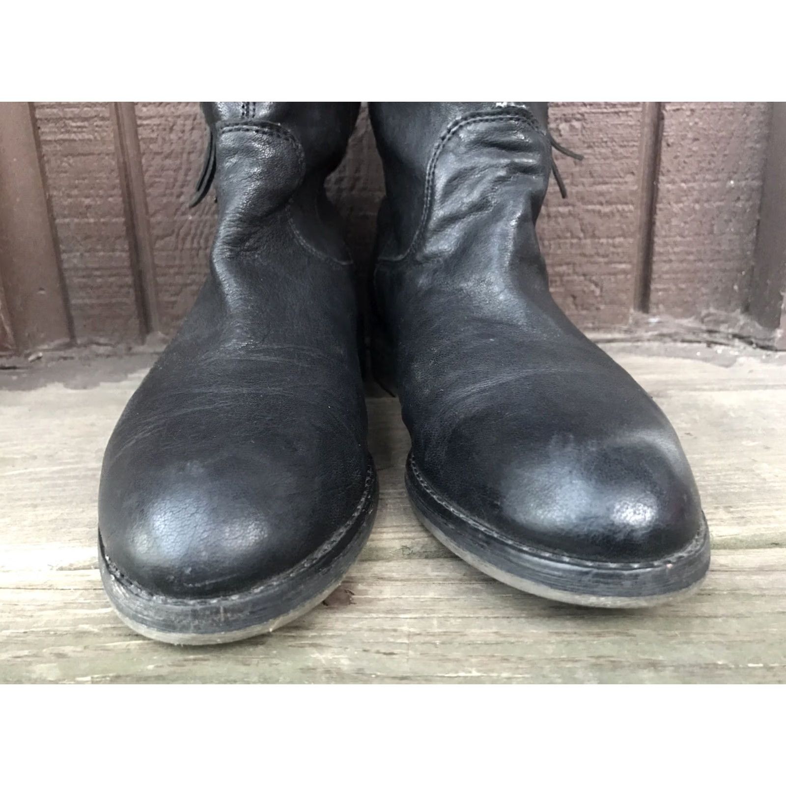 Sam Edelman Sam Edelman Kacey Ankle Boots Womens Size 8M Black Leather Casual Side Zip Boots Size US 8 / IT 38 - 2 Thumbnail