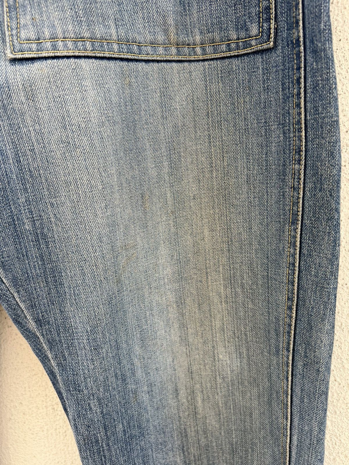Sandinista MFG VTG 2005 Sandinista Japan Dirty Mud Denim Fatigue Jeans Size US 34 / EU 50 - 11 Thumbnail