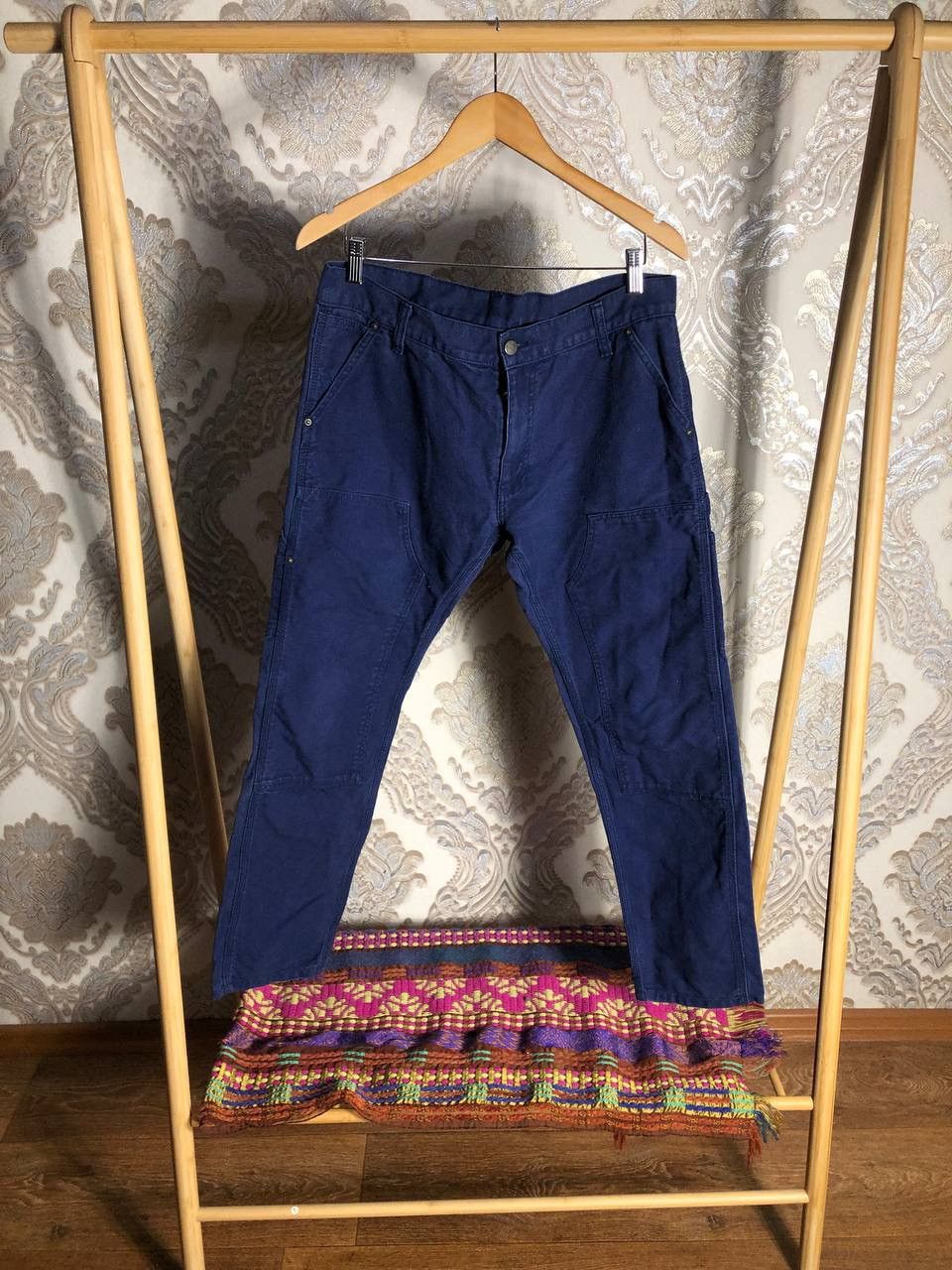 Carhartt Wip VINTAGE CARHARTT WIP LINCOLN DOUBLE DENIM JEANS RETRO 90s Size US 33 - 2 Thumbnail