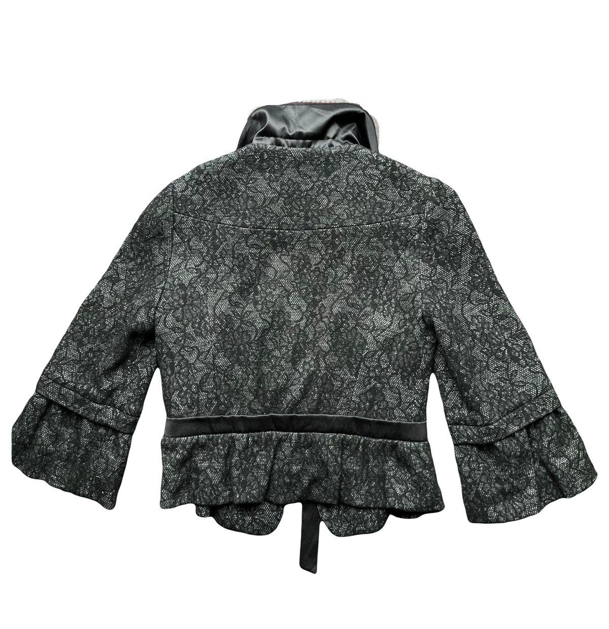 Miu Miu Blommsbury lace gothic blazer 🥀🖤 Size S / US 4 / IT 40 - 3 Thumbnail