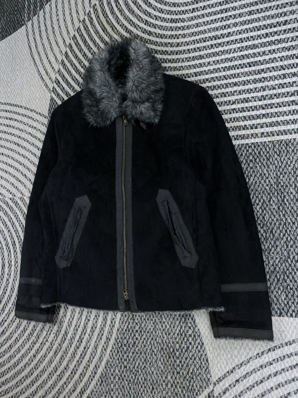 Comme Ca Ism Vintage Comme Ca Ism Faux Fur Collar Jacket Size US M / EU 48-50 / 2 - 4 Thumbnail