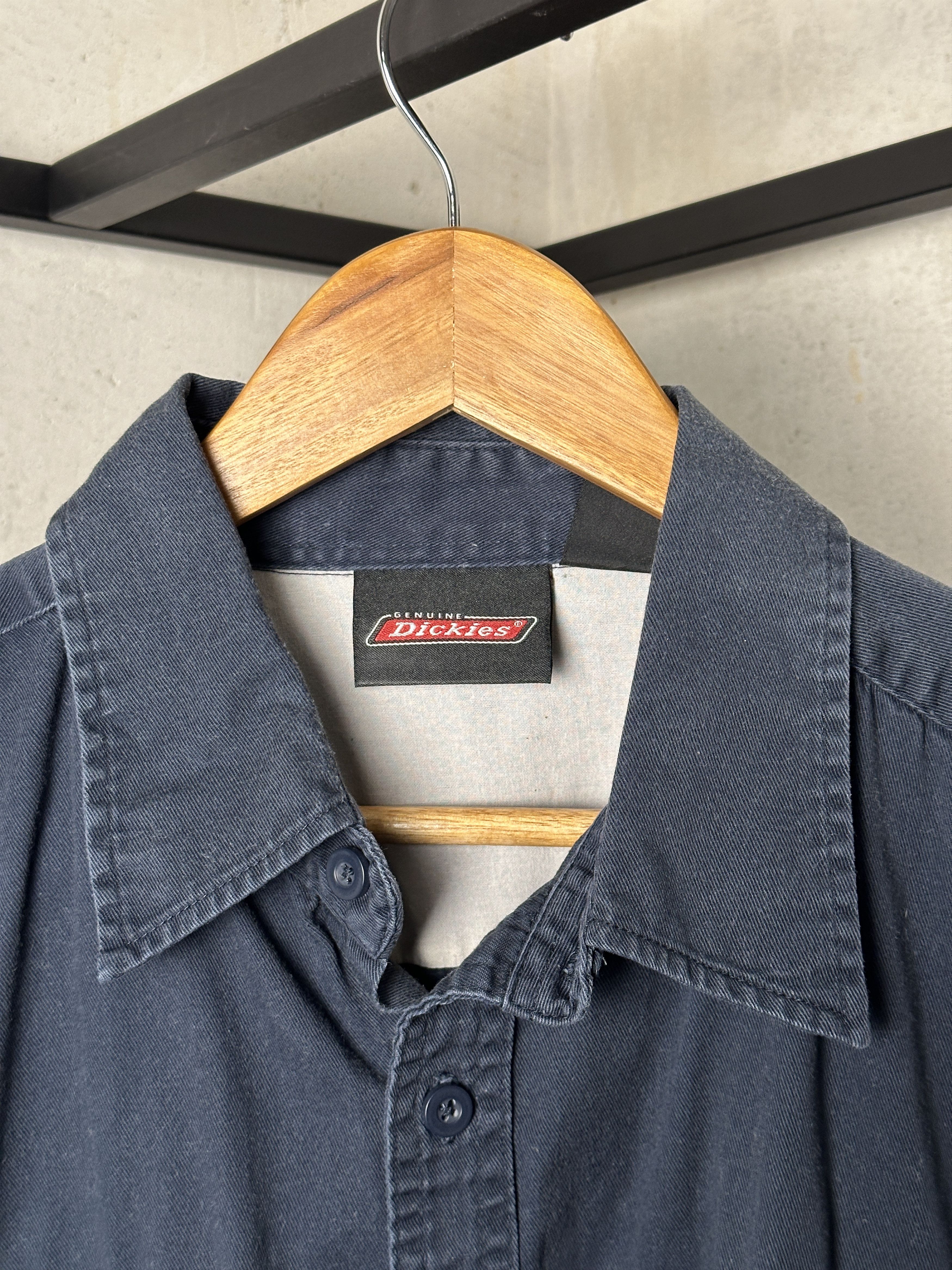 Dickies Dark Blue Dickies Buttons Up Shirt Size US XL / EU 56 / 4 - 3 Thumbnail