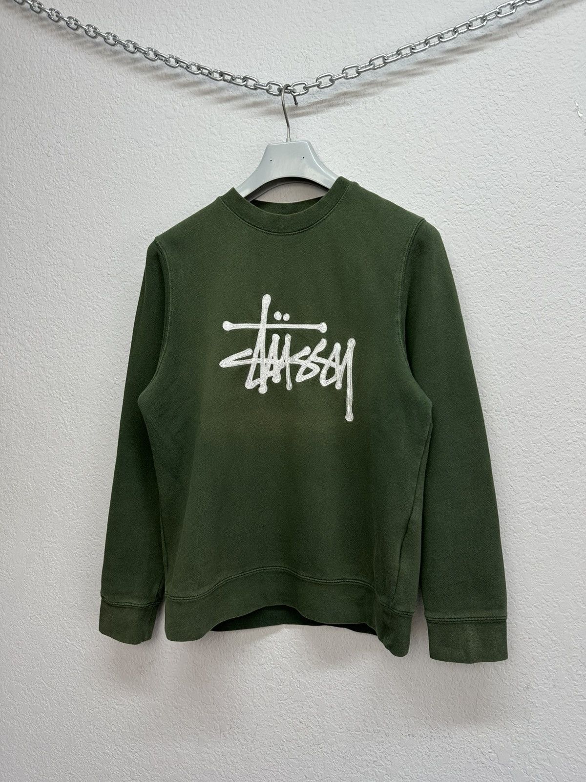 Stussy Vintage STUSSY Sweatshirt Y2K Embroidered Big Logo USA Size US S / EU 44-46 / 1 - 3 Thumbnail