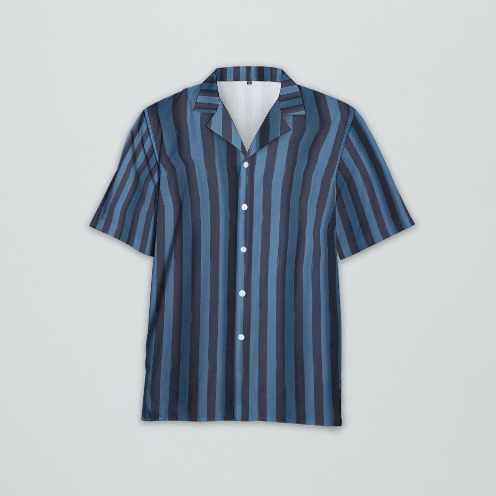 Designer Blue Pequin Shirt – Refined Elegance, Timeless Appeal Size US M / EU 48-50 / 2 - 3 Thumbnail