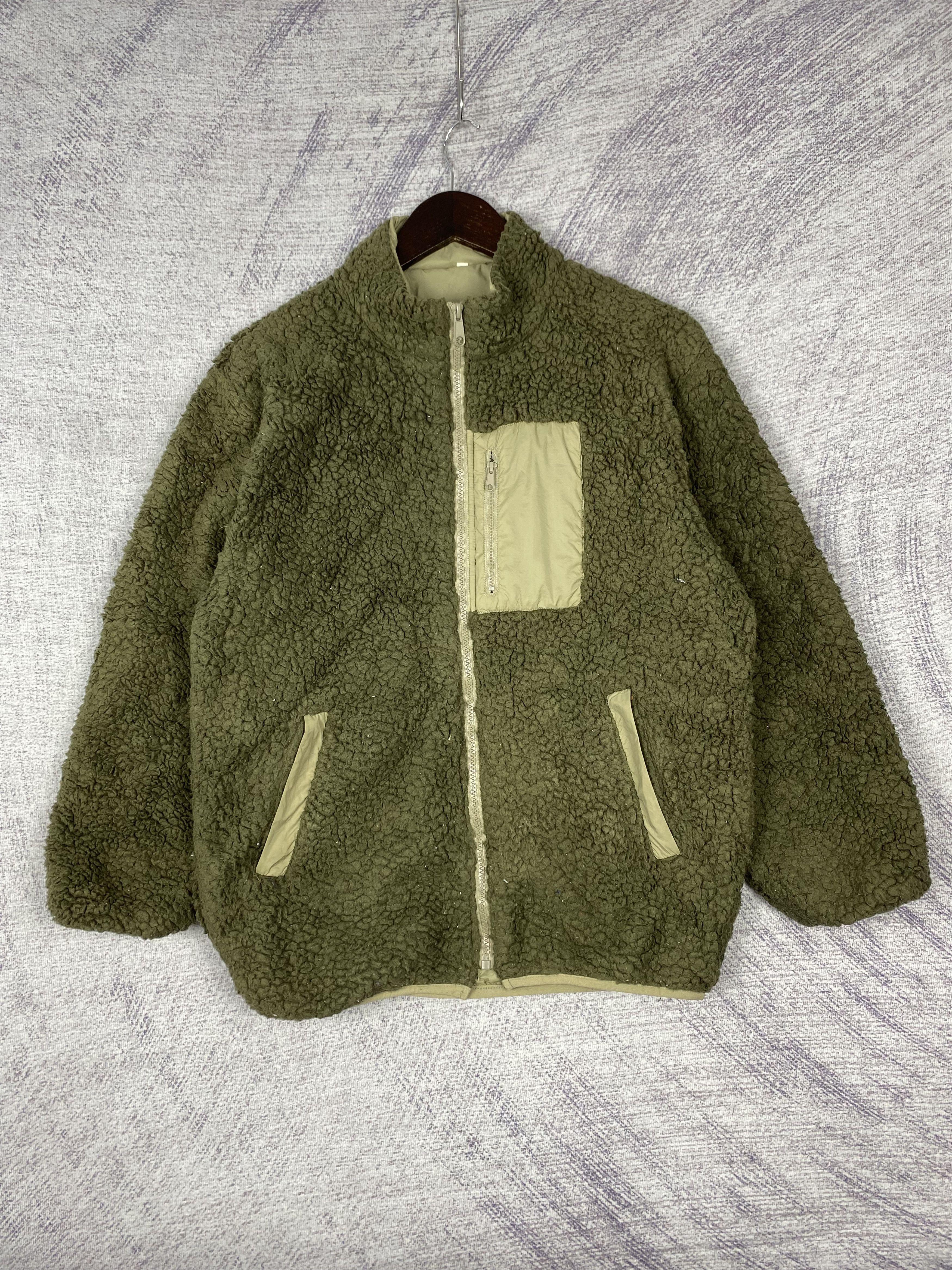Japanese Brand Vintage Japanese Brand Helix Fleece Zip Up Jacket Size US L / EU 52-54 / 3 - 1 Thumbnail