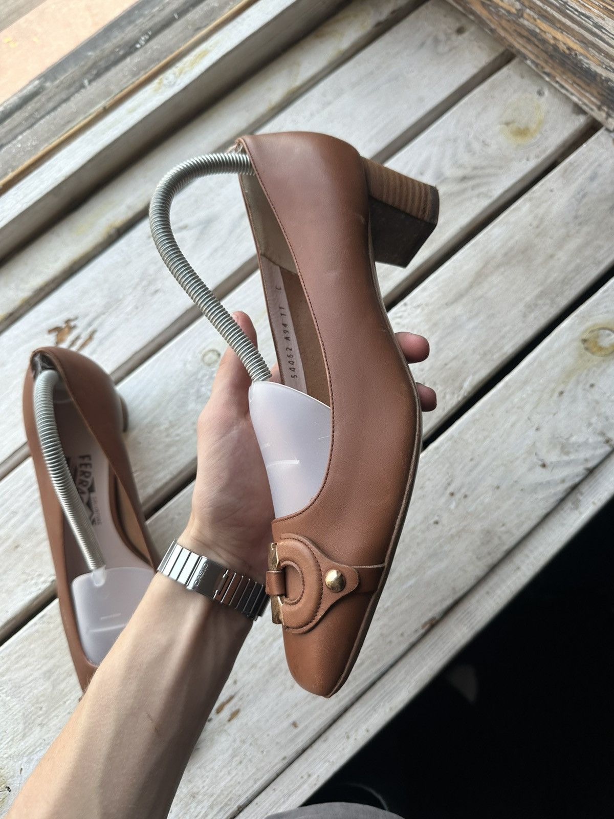 Salvatore Ferragamo RARE❗️Salvatore Ferragamo Women Shoes flats heels Size US 11 / IT 41 - 10 Thumbnail