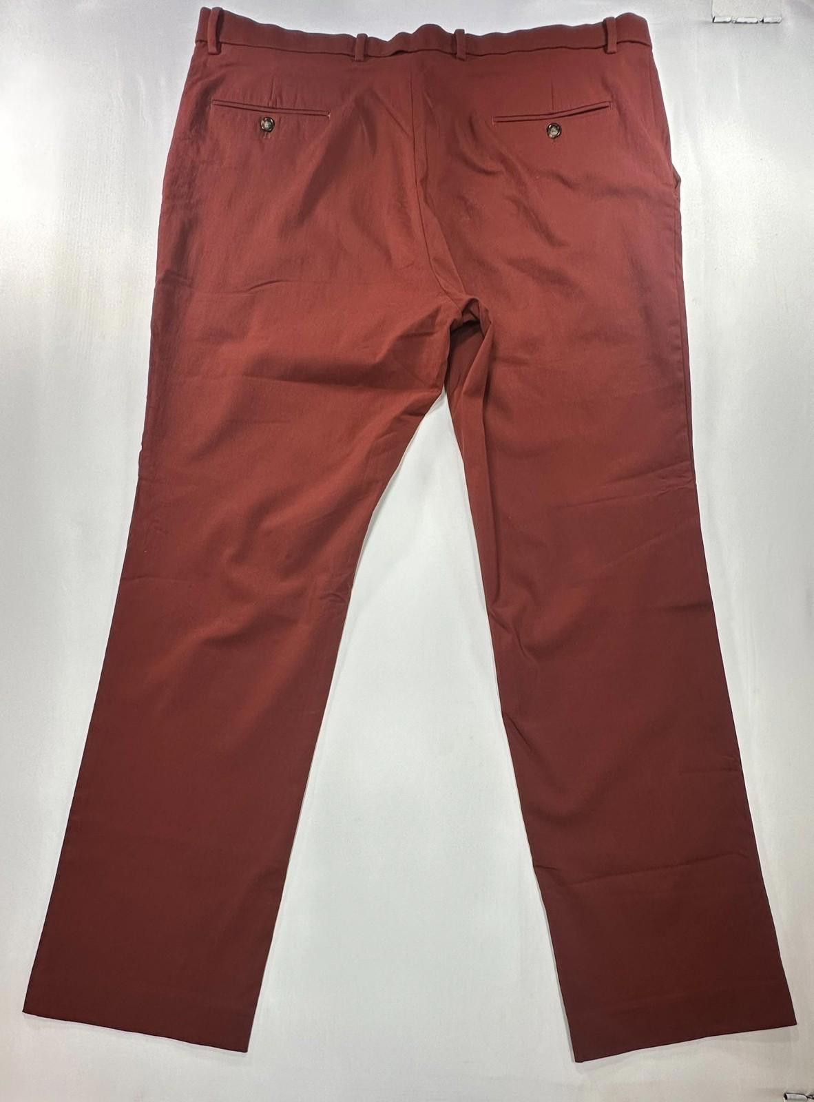 Tommy Hilfiger Tommy Hilfiger Flat Front Straight Leg Chinos Red Mens 42/30 Size US 42 / EU 58 - 2 Thumbnail