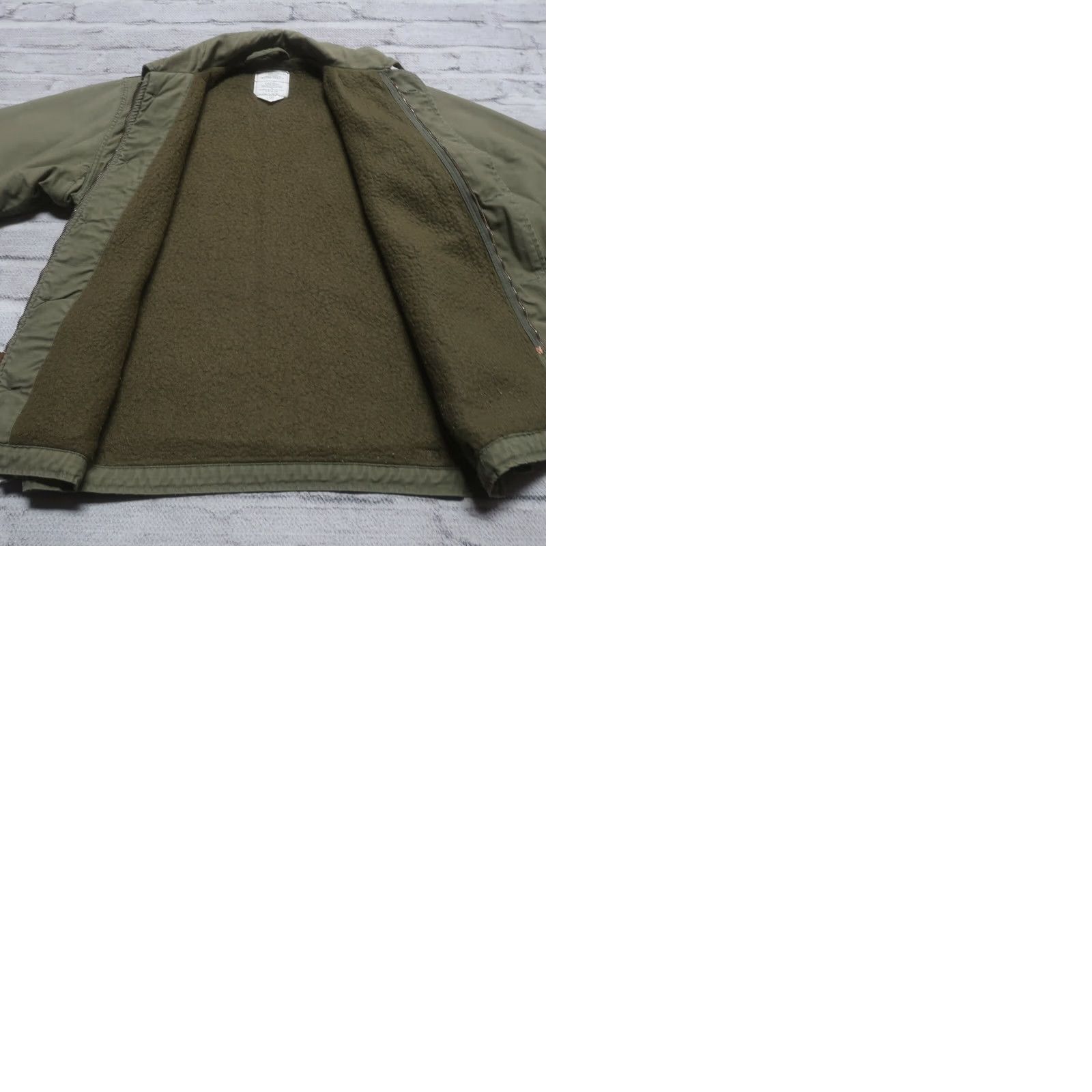 Vintage VINTAGE US Navy USN A-2 USS FIFE Deck Jacket Mens Medium Green Military YKK Plaid Longward - Size US M / EU 48-50 / 2 - 9 Thumbnail