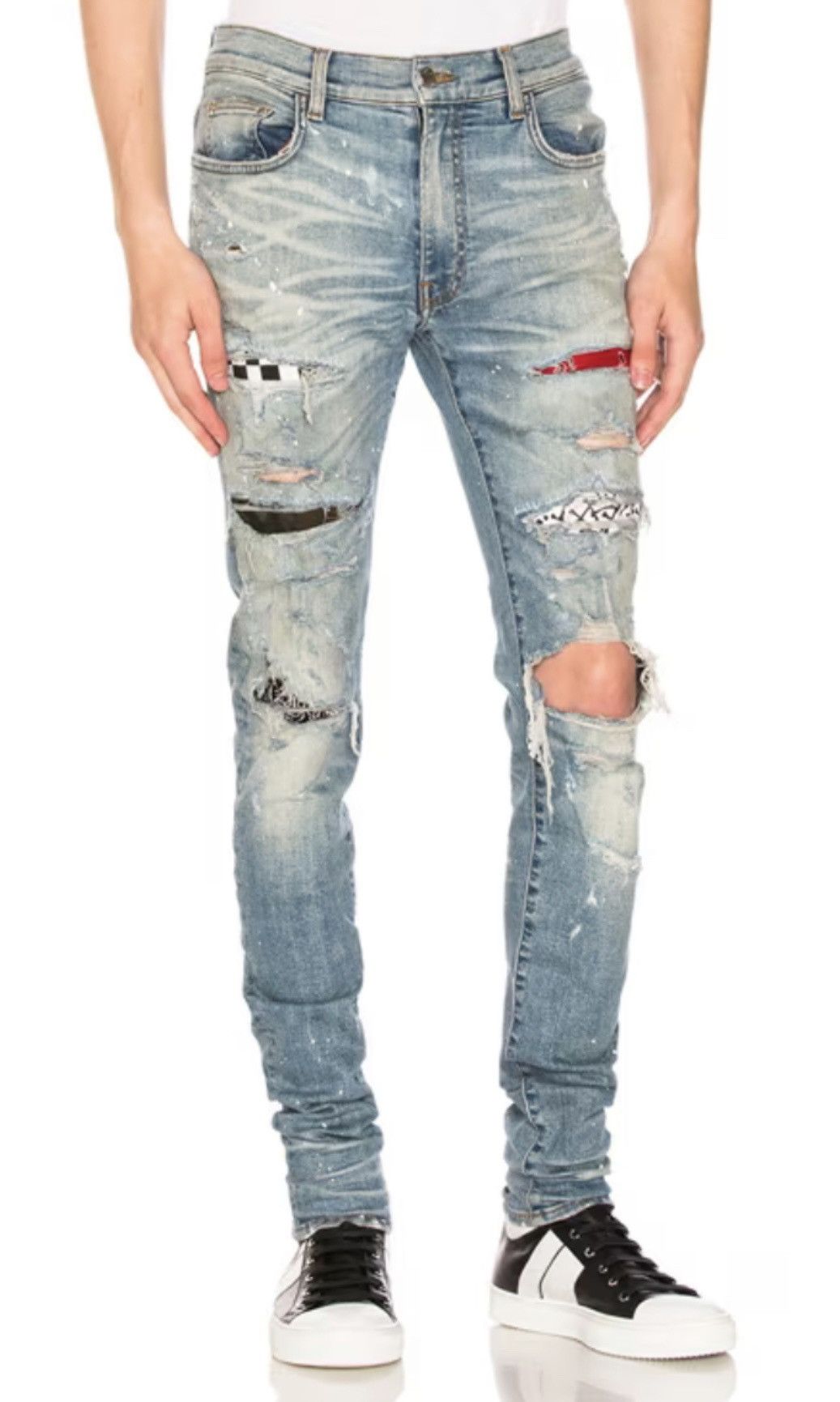 Amiri AMIRI Art Patch Painted Jean Classic Indigio OG 32 Size US 32 / EU 48 - 20 Thumbnail