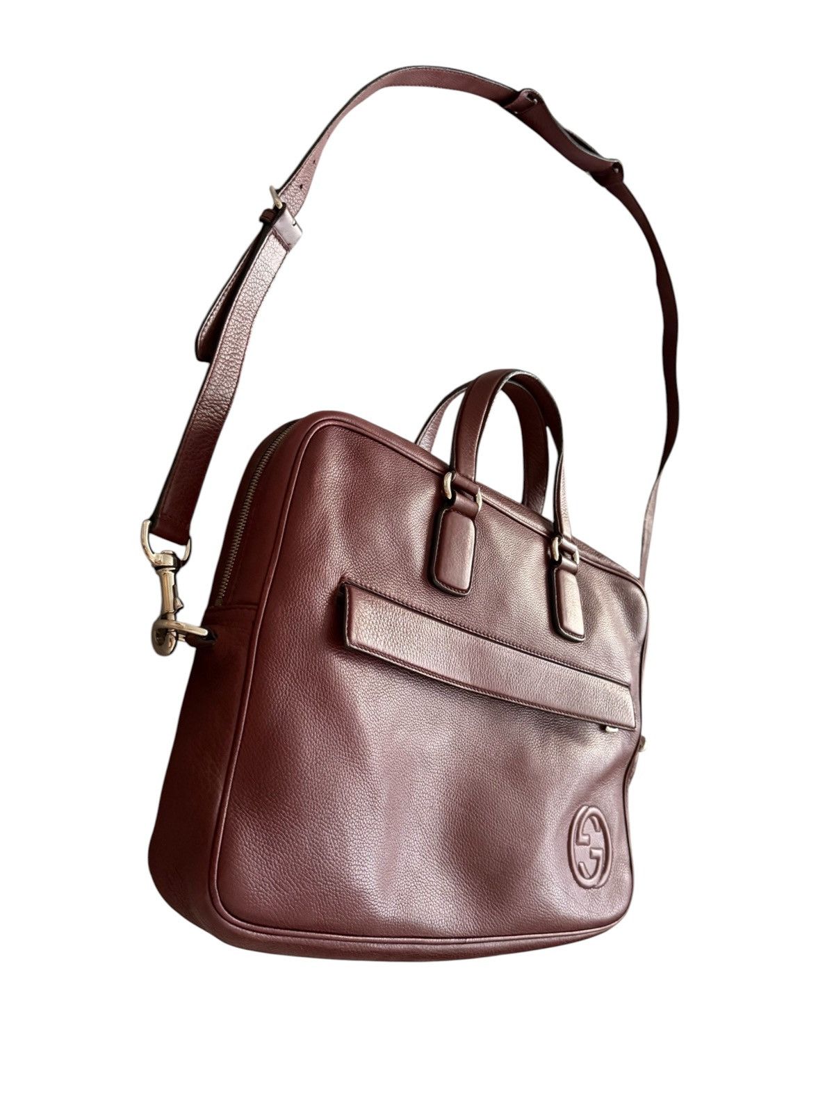 Gucci Gucci Soho Interlocking Bussines Brifcase leather bag Size ONE SIZE - 7 Thumbnail