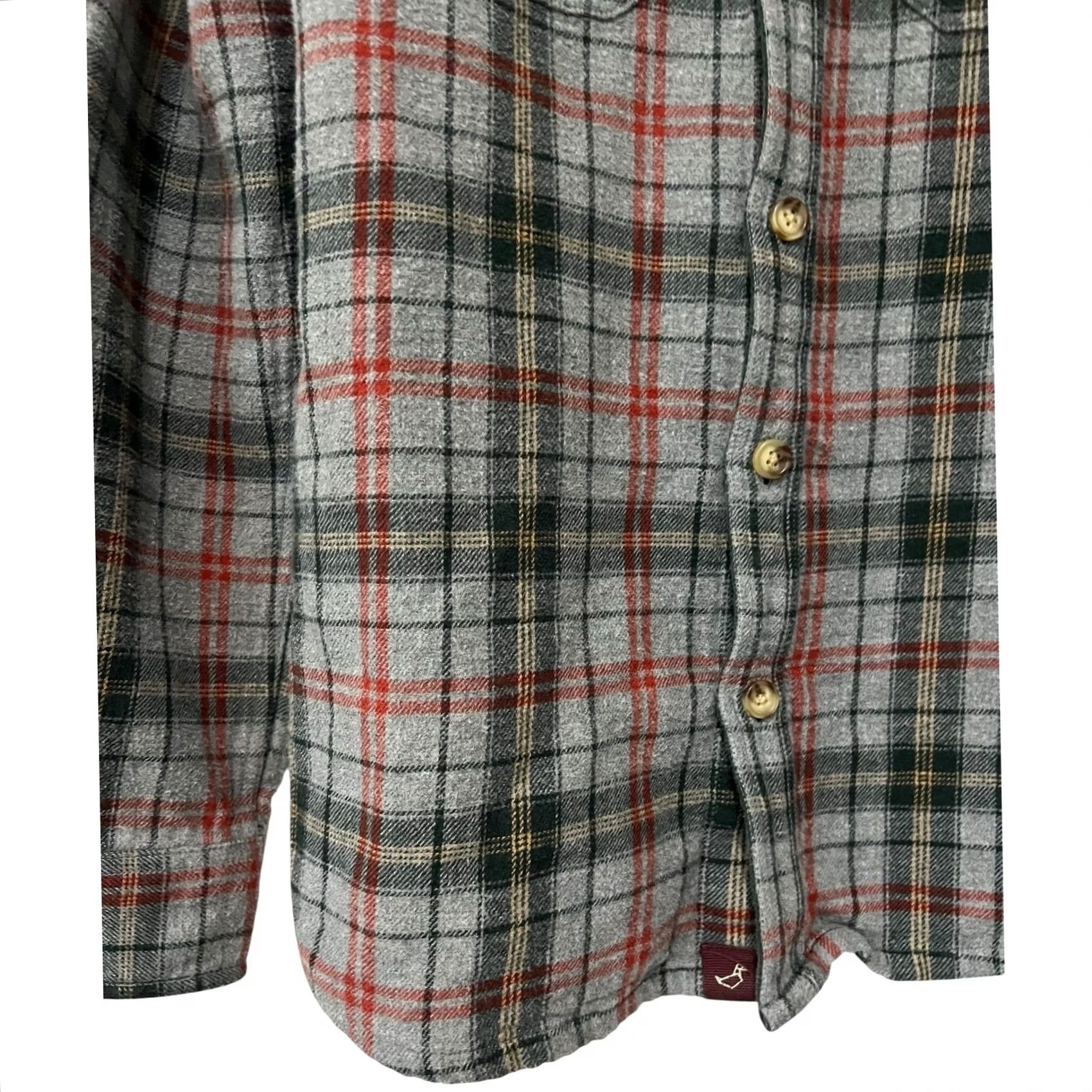 Vintage ALESBURY Men’s M Flannel Lined Flannel Shirt Heavy Plaid Button Up Slim Cotton Shirt Mens Plaid Flannel Button-Up Casual Cotton College Gray 90s? Size US M / EU 48-50 / 2 - 2 Thumbnail