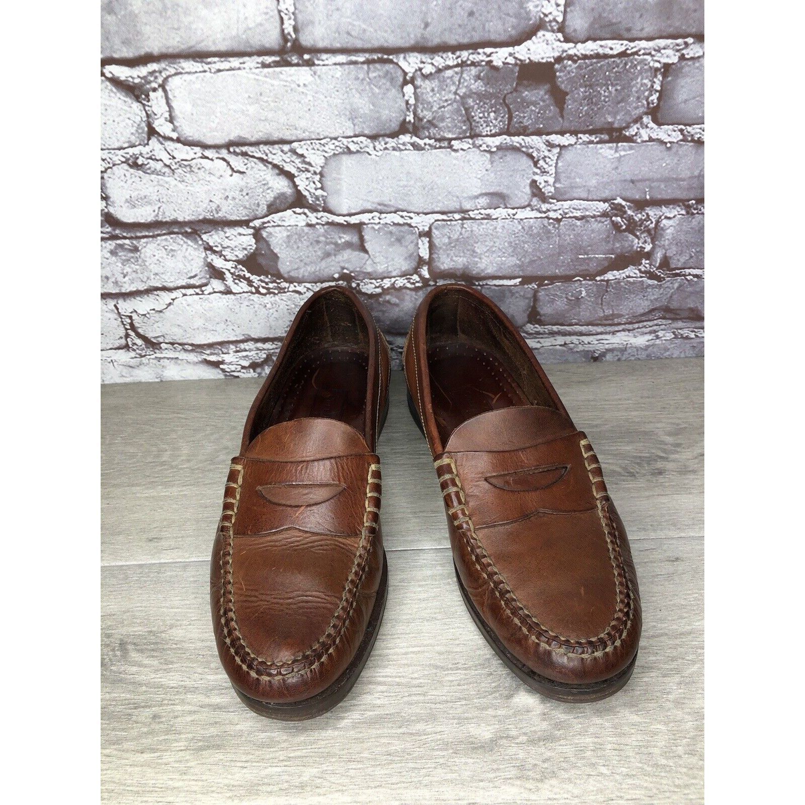 Cole Haan Cole Haan Dark Brown Leather Penny Loafers Casual Shoes Men’ Size US 11.5 / EU 44-45 - 17 Thumbnail