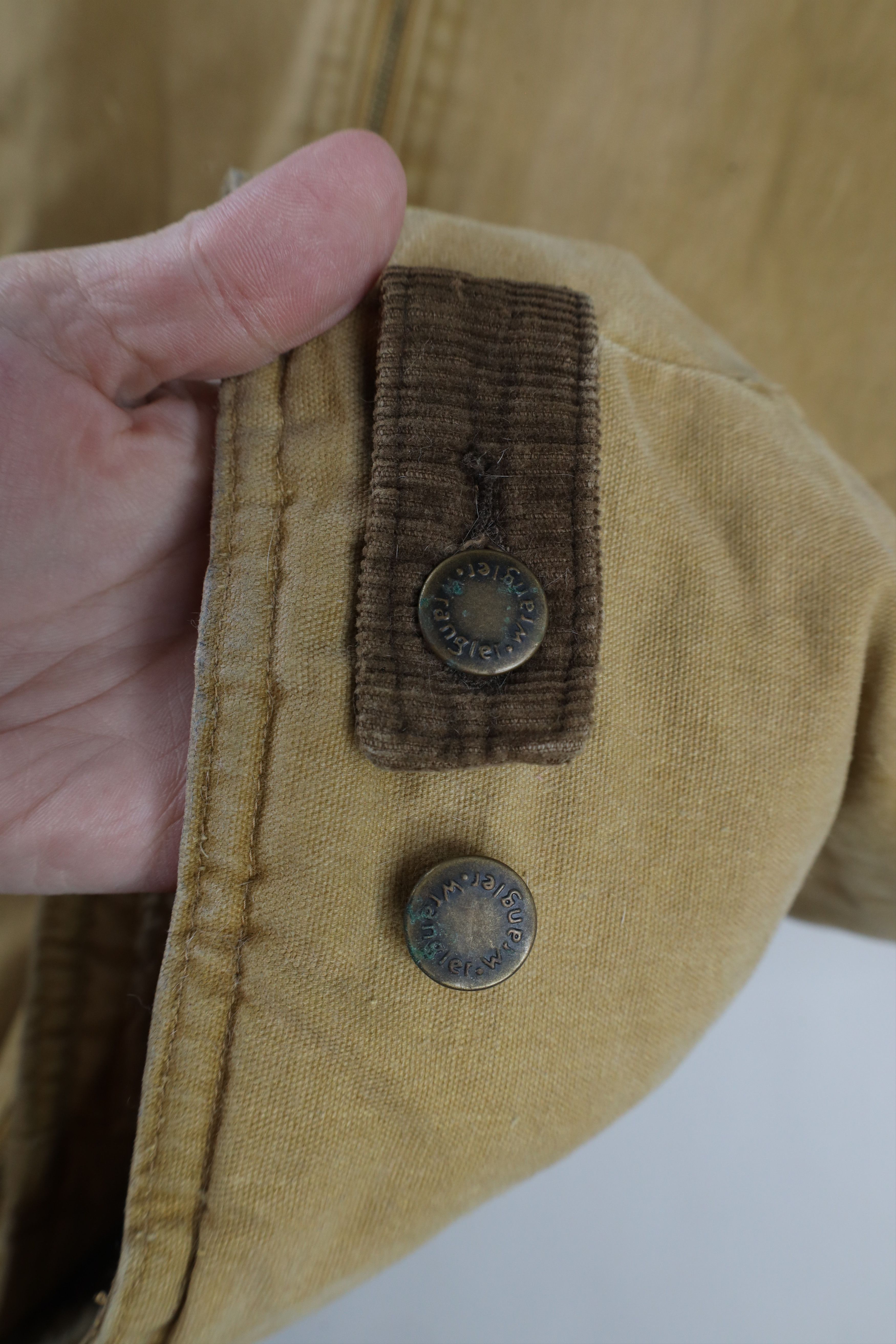 Vintage × Wrangler Vintage 90s Wrangler Pile Fleece Lined Trucker Vest Jacket Size US L / EU 52-54 / 3 - 7 Thumbnail