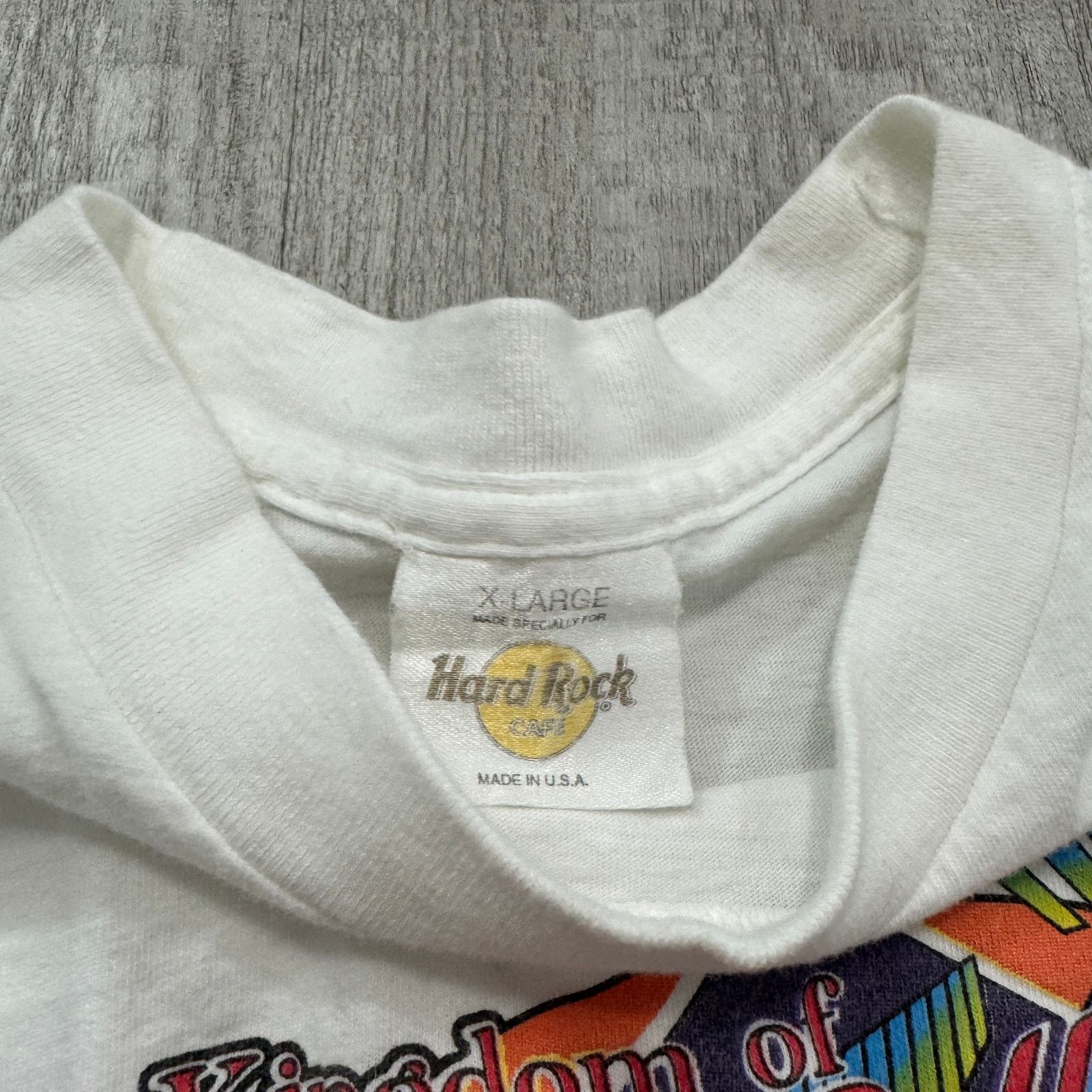 Hard Rock Cafe Vintage Hard Rock Cafe Orlando XL Kingdom of Rock and Roll Size US XL / EU 56 / 4 - 5 Thumbnail