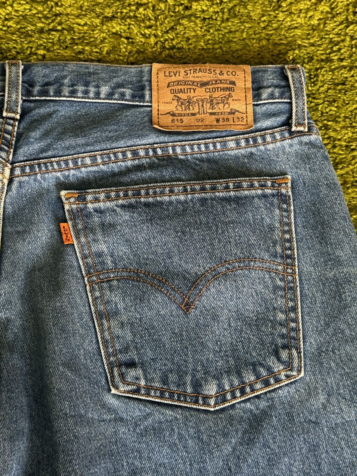 Levi's × Levi's Vintage Clothing × Vintage Levi’s 90s vintage orange tab jeans denim pants Size US 38 / EU 54 - 3 Thumbnail