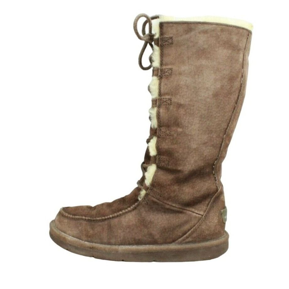 Ugg UGG Women's Tularosa Sheepskin Round Toe Tall Boots Size US 6 / IT 36 - 1 Thumbnail