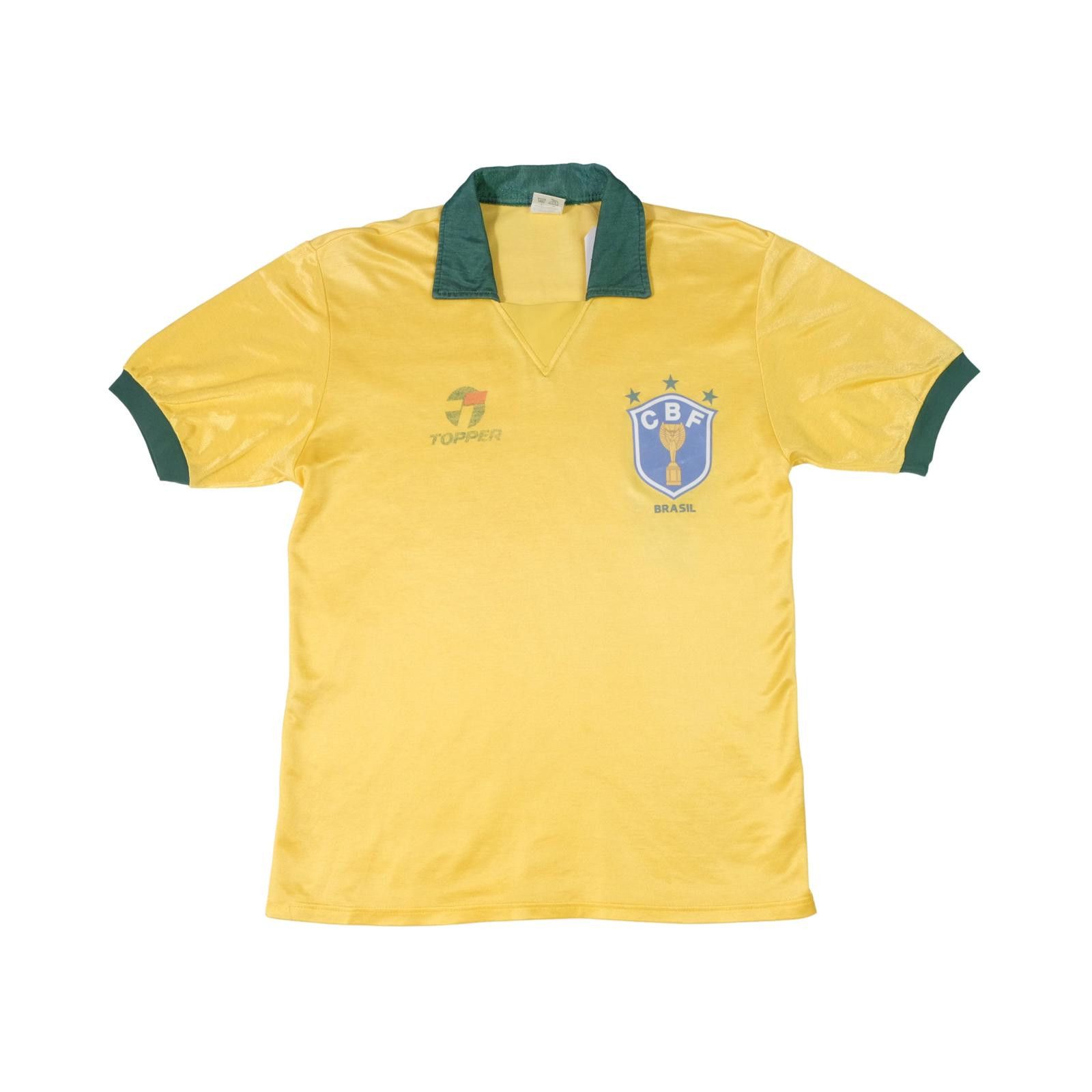 Nike 1988/91 Brazil Home Shirt (M) Size US M / EU 48-50 / 2 - 1 Thumbnail