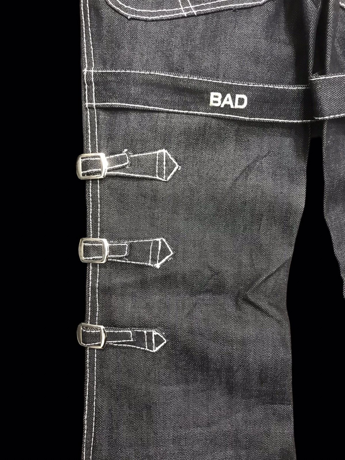 Other 💥AVANT GARDE💥OCTMAMI BONDAGE BELL BOTTOM STURDY DENIM F248 Size US 26 / EU 42 - 14 Thumbnail