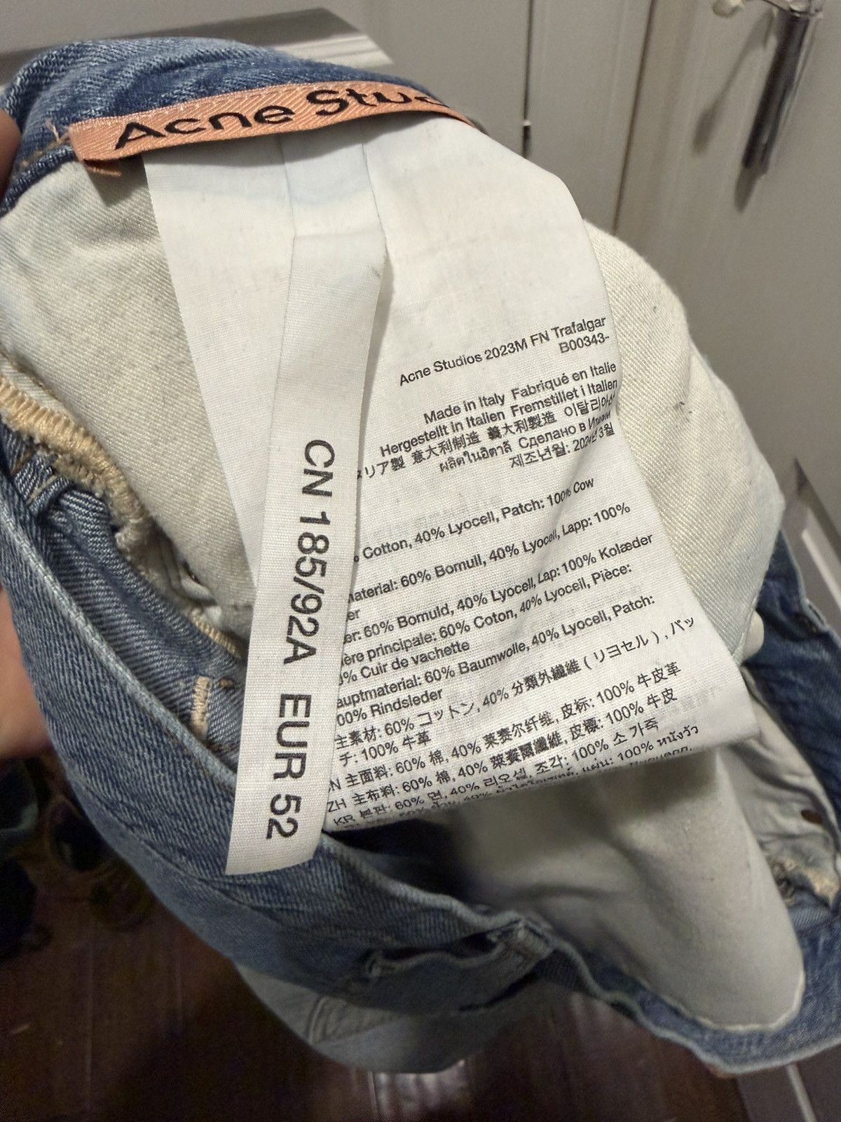 Acne Studios Acne Studios 2023 Super Baggy denim Size US 36 / EU 52 - 7 Thumbnail