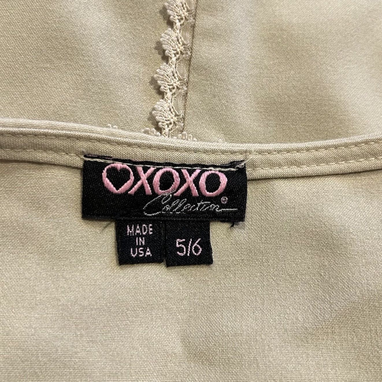 XOXO VINTAGE Y2K XOXO Beige Midi Skirt Women 5/6 A-Line Festival Juniors Solid Waist 29 Length 22 Size 27" / US 4 / IT 40 - 4 Thumbnail