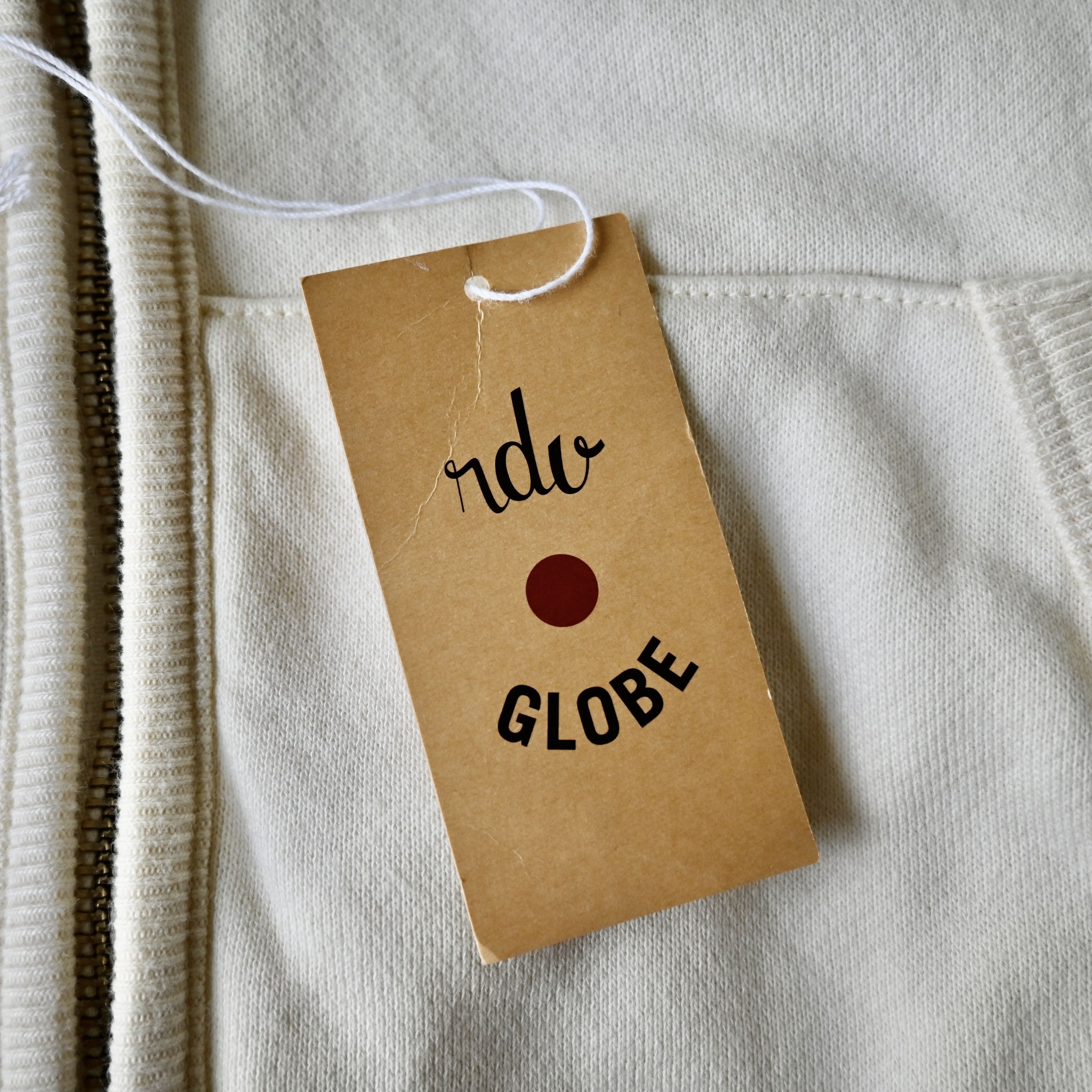 rdv o globe MINT, rdv o globe zip-up french terry cardigan made in Japan Size US L / EU 52-54 / 3 - 13 Thumbnail