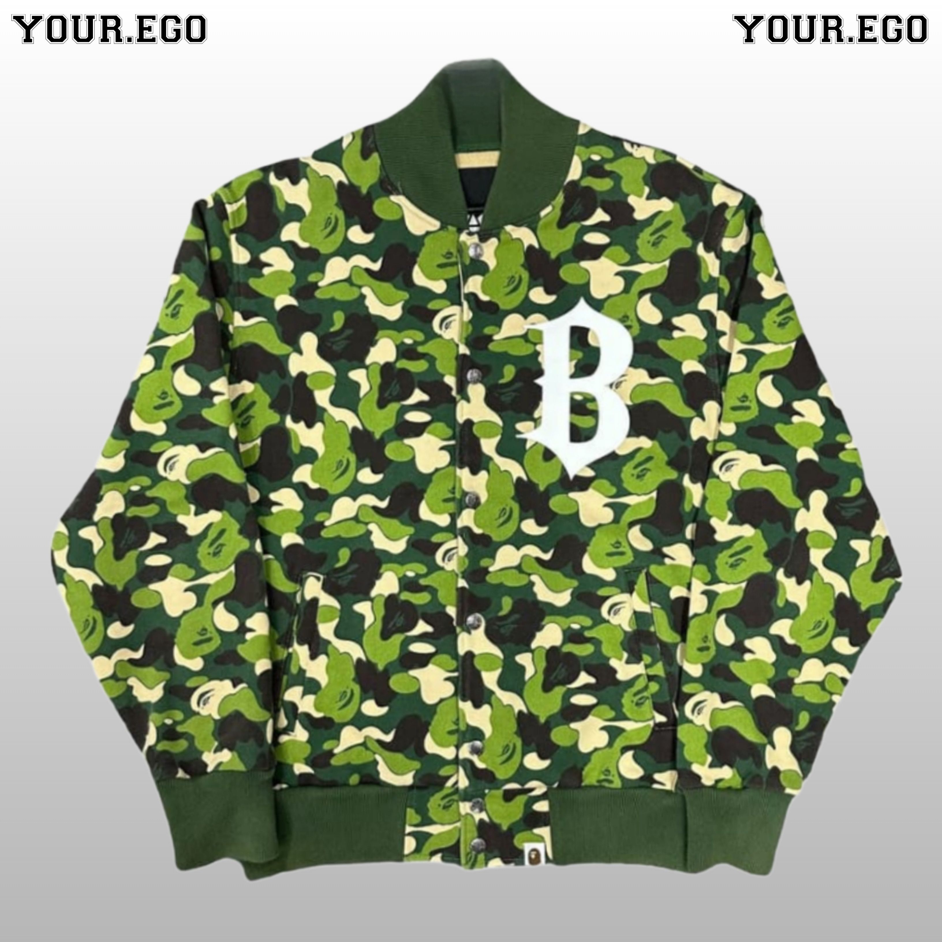 Bape Vintage Bape ABC Camo Sweat Varsity Jacket *Nigo Era Size US M / EU 48-50 / 2 - 1 Thumbnail