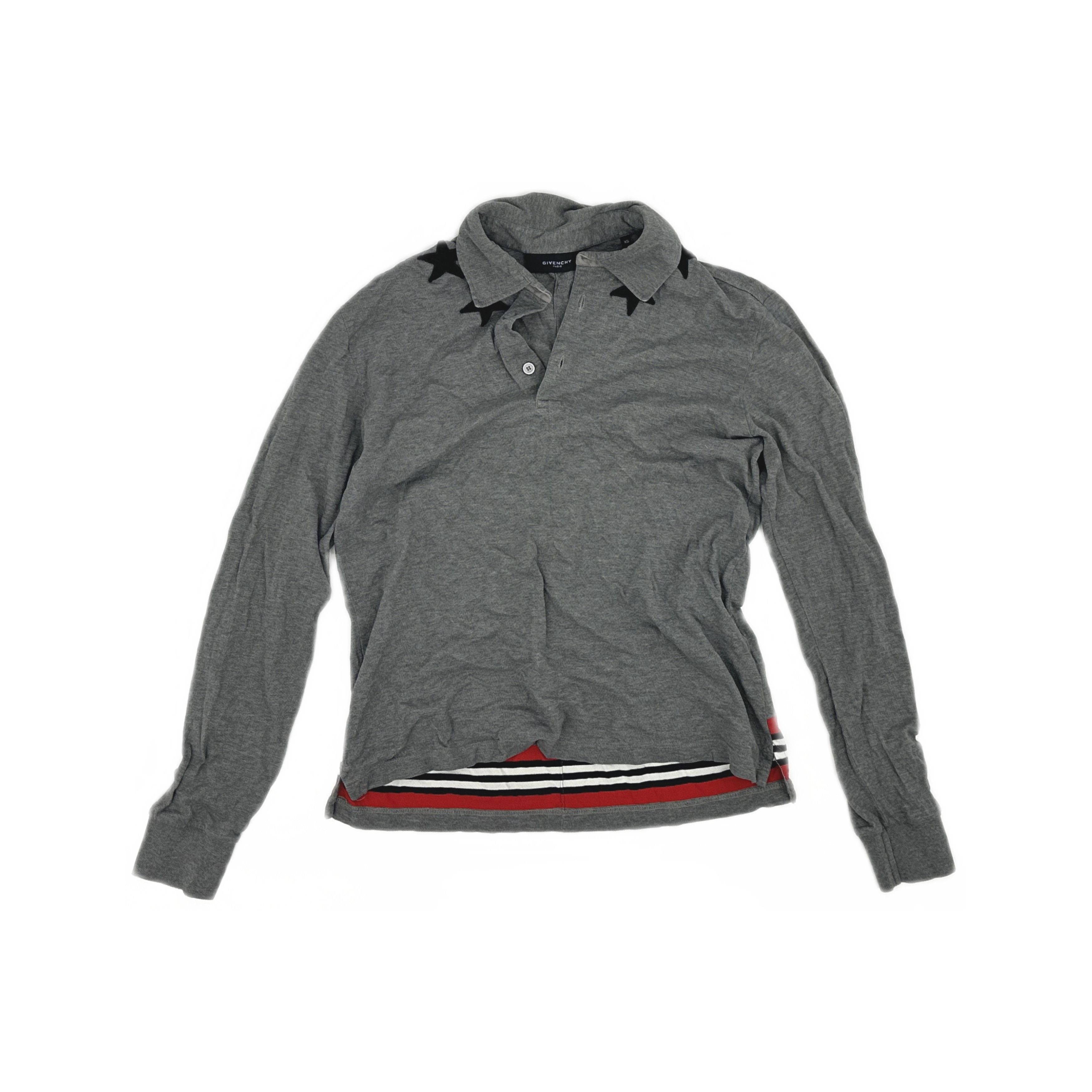 Givenchy Givenchy Star Detail Long Sleeve Polo XS Size US XS / EU 42 / 0 - 1 Thumbnail