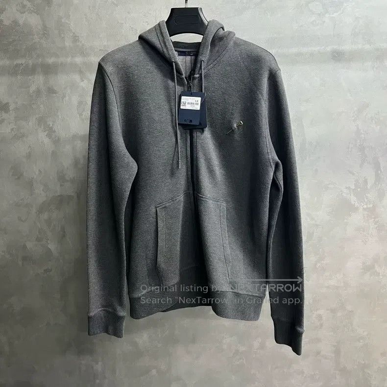 Louis Vuitton Louis Vuitton Grey solid graphic zip hooded drawstring swe Size US L / EU 52-54 / 3 - 1 Thumbnail