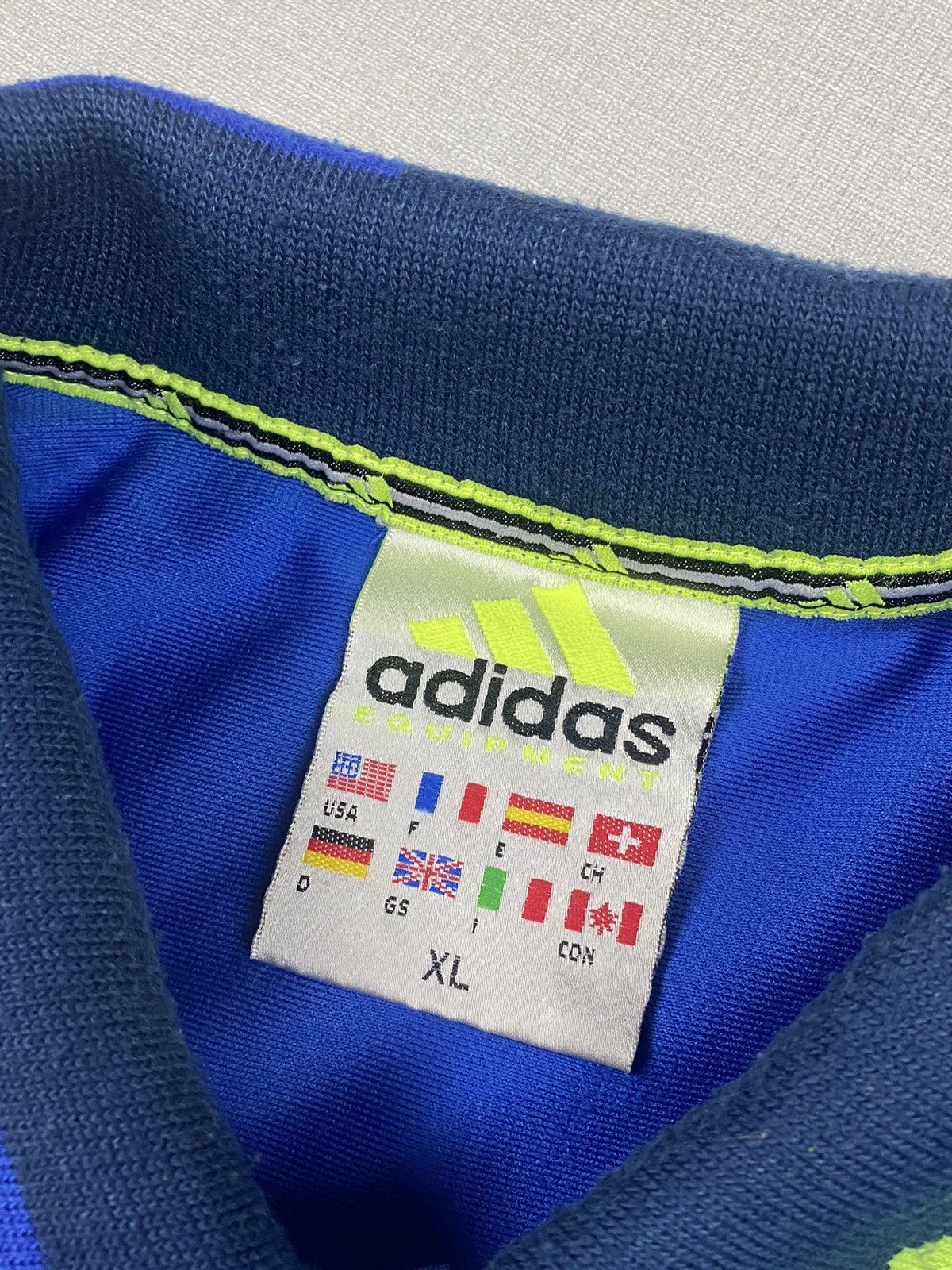 Adidas × Vintage Mens Vintage Adidas Equipment Polo T Shirt size XL Size US XL / EU 56 / 4 - 4 Thumbnail