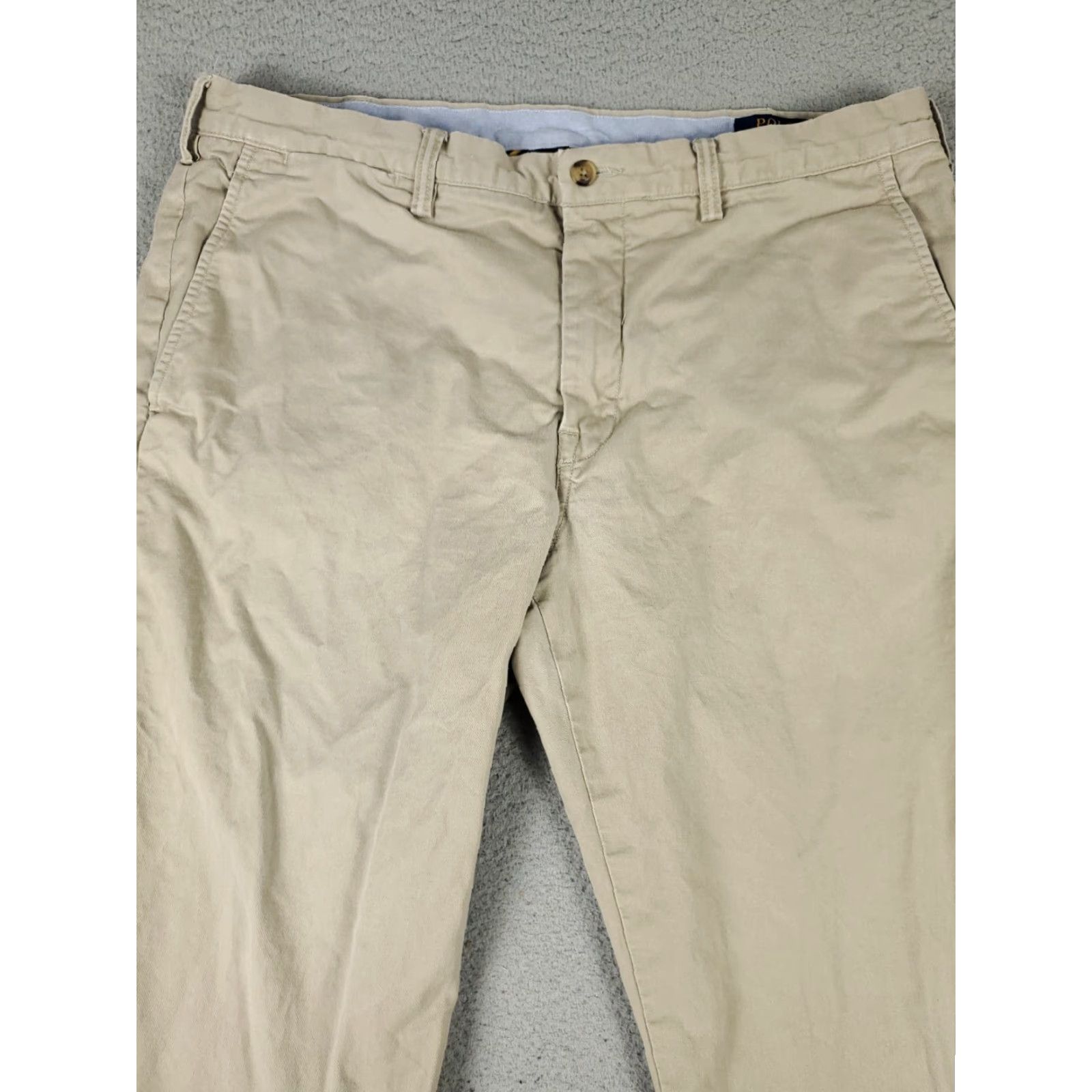 Ralph Lauren Ralph Lauren Chino Pants Mens 36x30 Beige Flat Front Casual Trousers Size US 36 / EU 52 - 2 Thumbnail