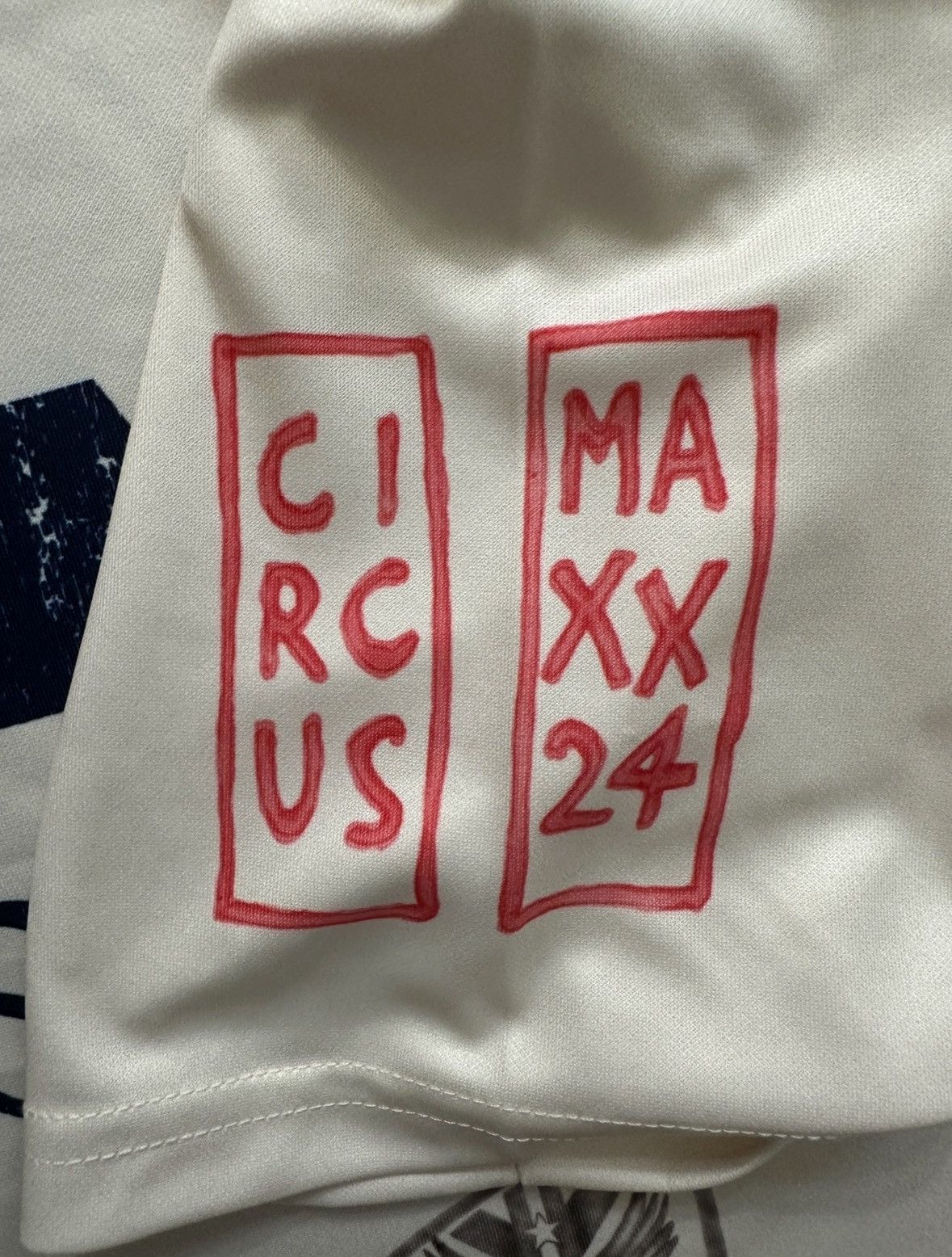 Nike × Travis Scott Travis Scott Circus Maximus Tour England White Soccer Jersey Size US M / EU 48-50 / 2 - 6 Thumbnail