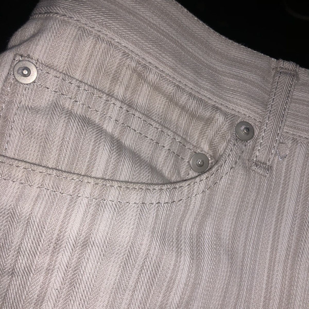 Issey Miyake Issey Miyake Tete Homme Co Flare Jeans Size US 36 / EU 52 - 10 Thumbnail