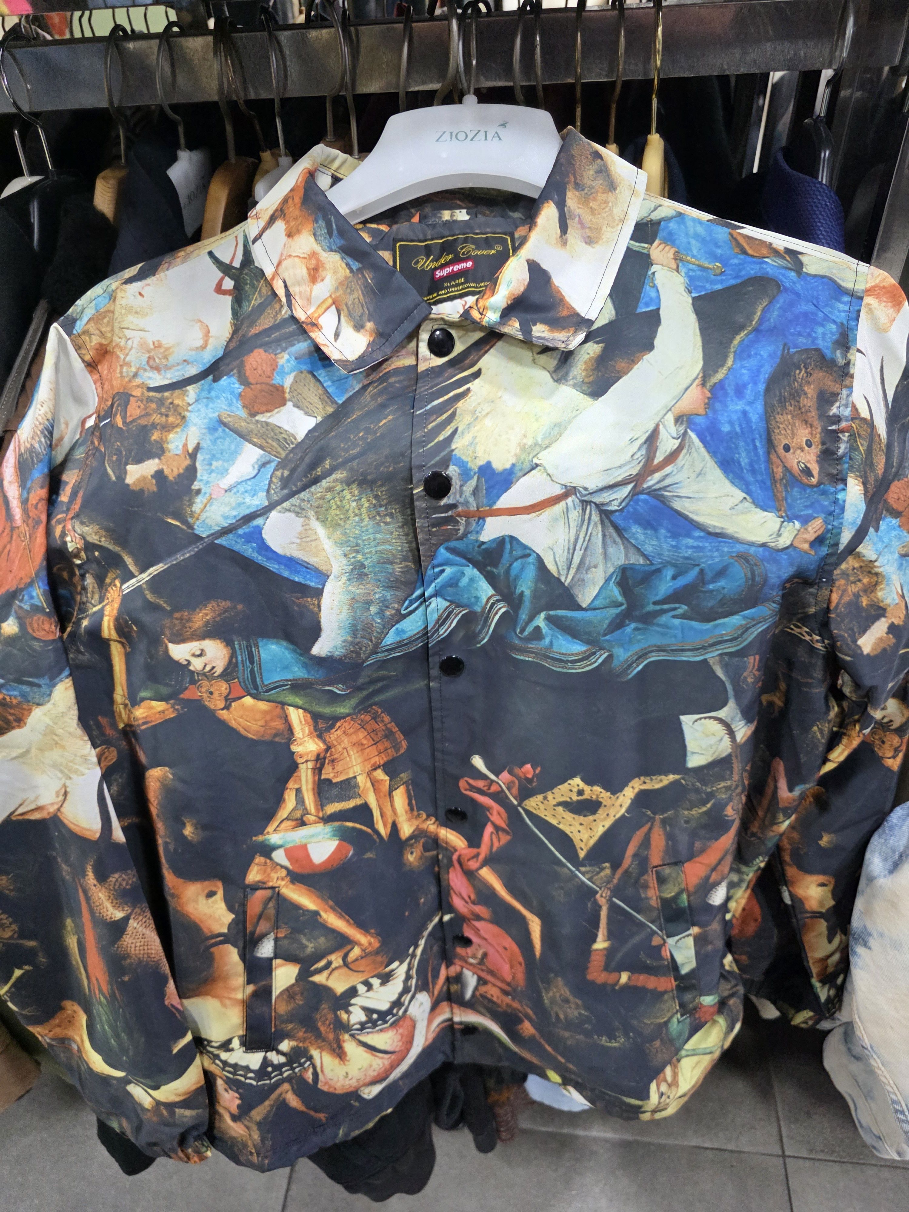 Supreme × Undercover Supreme Undercover Oil Painting Angel jacket Size US XL / EU 56 / 4 - 2 Thumbnail