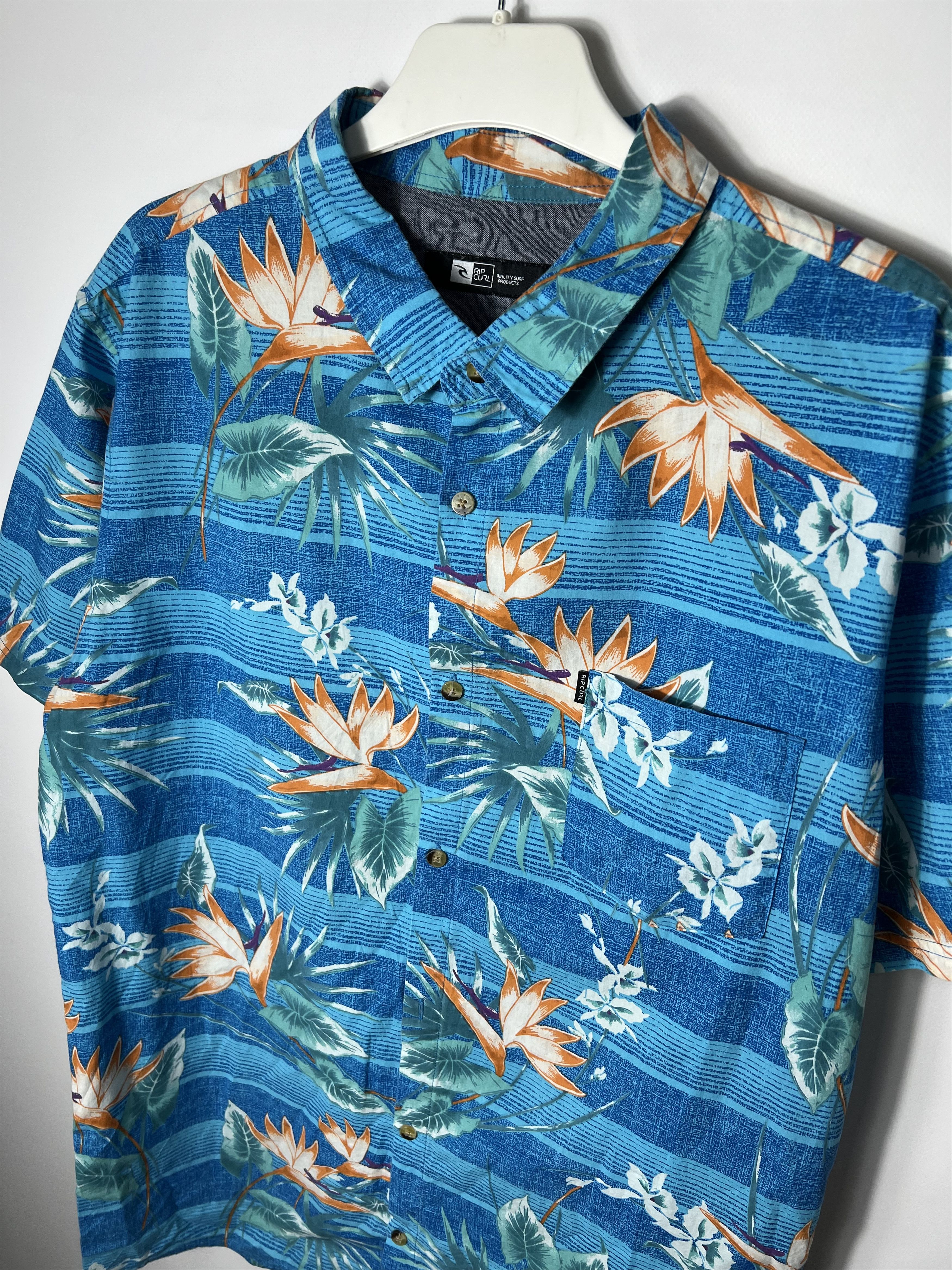 Rip Curl Vintage Rip Curl Floral Hawaiian Y2K Button Up Surf Shirt Size US XL / EU 56 / 4 - 2 Thumbnail