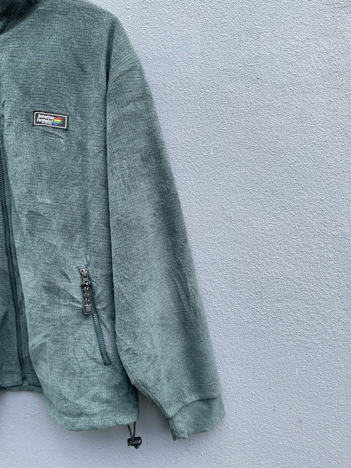 Benetton Vintage Benetton Formula 1 Racing Team Fleece Jacket Size US XL / EU 56 / 4 - 8 Thumbnail