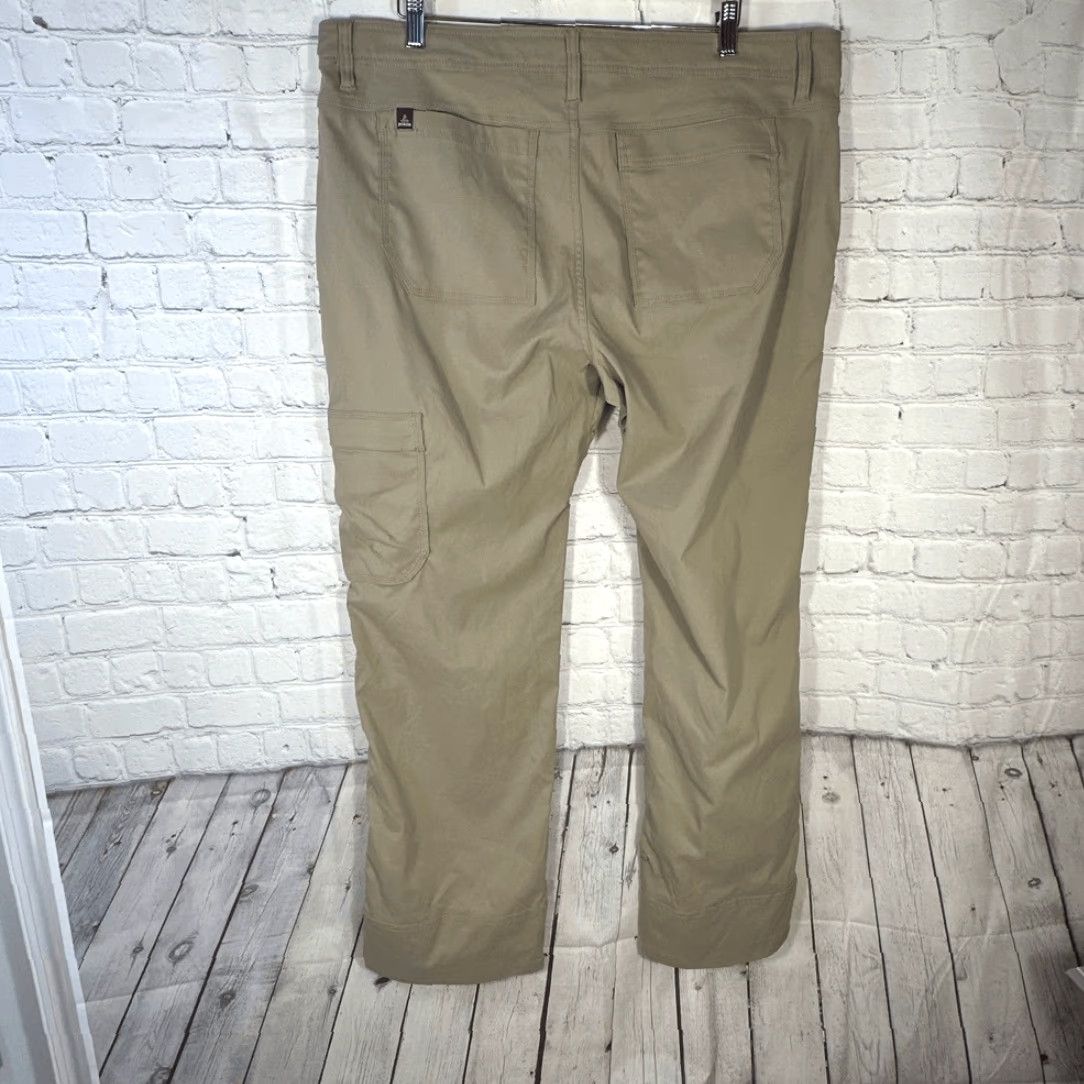 Prana prAna Zion Pants Mens 40 Brown Breathe Stretch Nylon Pants Hiking Outdoors L32 Chino Inseam 32 Men Tan Gray Size US 40 / EU 56 - 7 Thumbnail