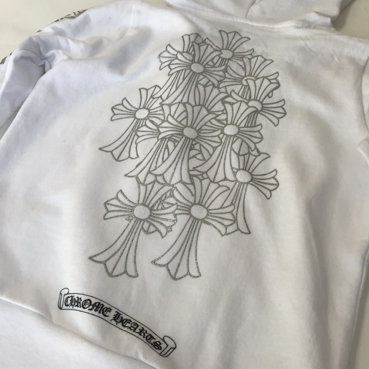 Chrome Hearts Chrome Hearts Toddler Zip Up Hoodie With silver Cross Ball Size US XXS / EU 40 - 9 Thumbnail