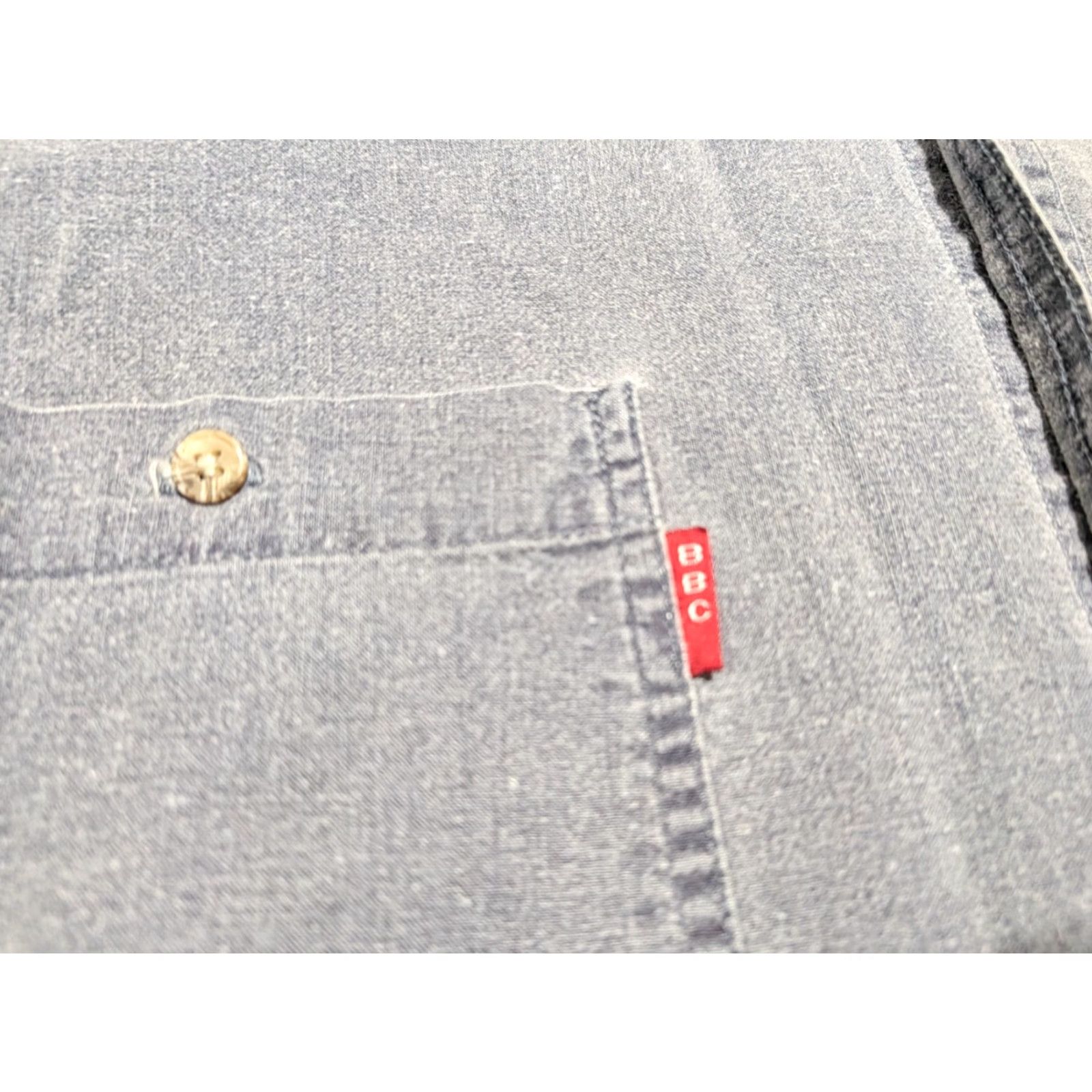 Bugle Boy VTG Bugle Boy Company Mens Short Sleeve Button Up Shirt Gray M 90s Retro Classic Logo Pockets Collared Mix Casual Size US M / EU 48-50 / 2 - 3 Thumbnail