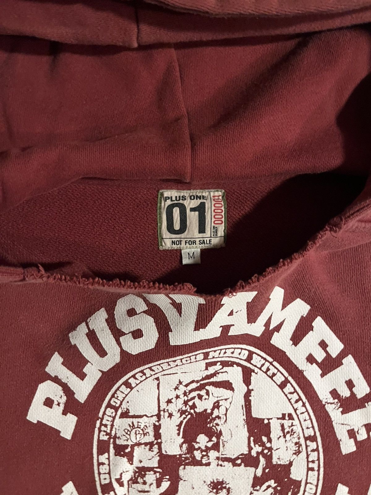 Plus One Clothing Plus One x Vameee Red Hoodie Size US M / EU 48-50 / 2 - 4 Thumbnail