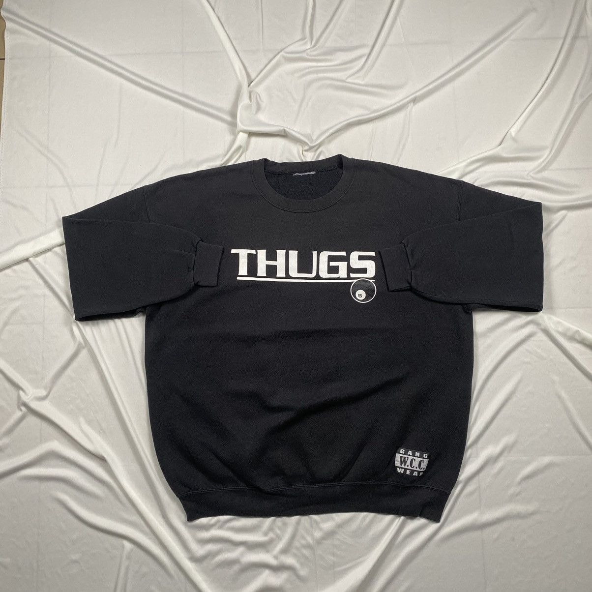 Thug Club Grail 90s WCC Gang Terrorist Thugs 8Ball Crewneck Size US XXL / EU 58 / 5 - 2 Thumbnail