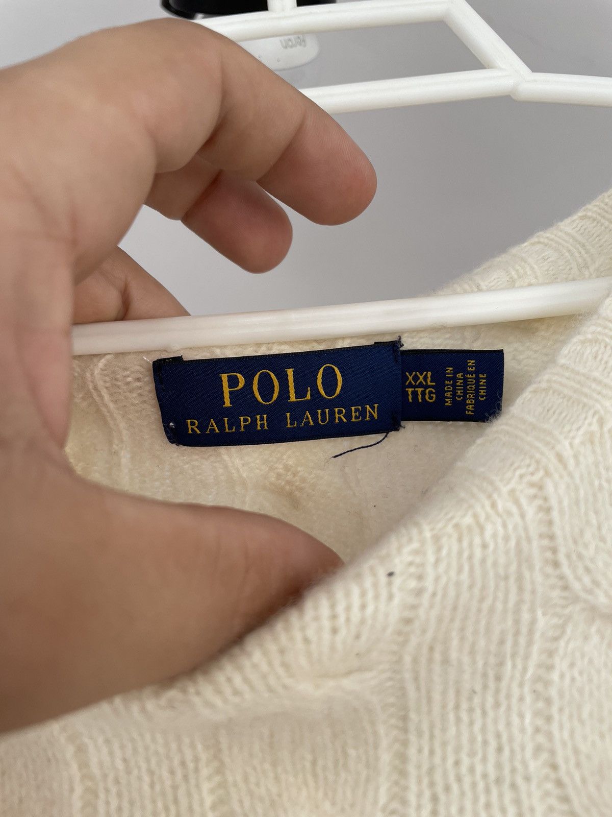 Polo Ralph Lauren Rare🔥 Cashmere Polo Sweater Size US XL / EU 56 / 4 - 11 Thumbnail