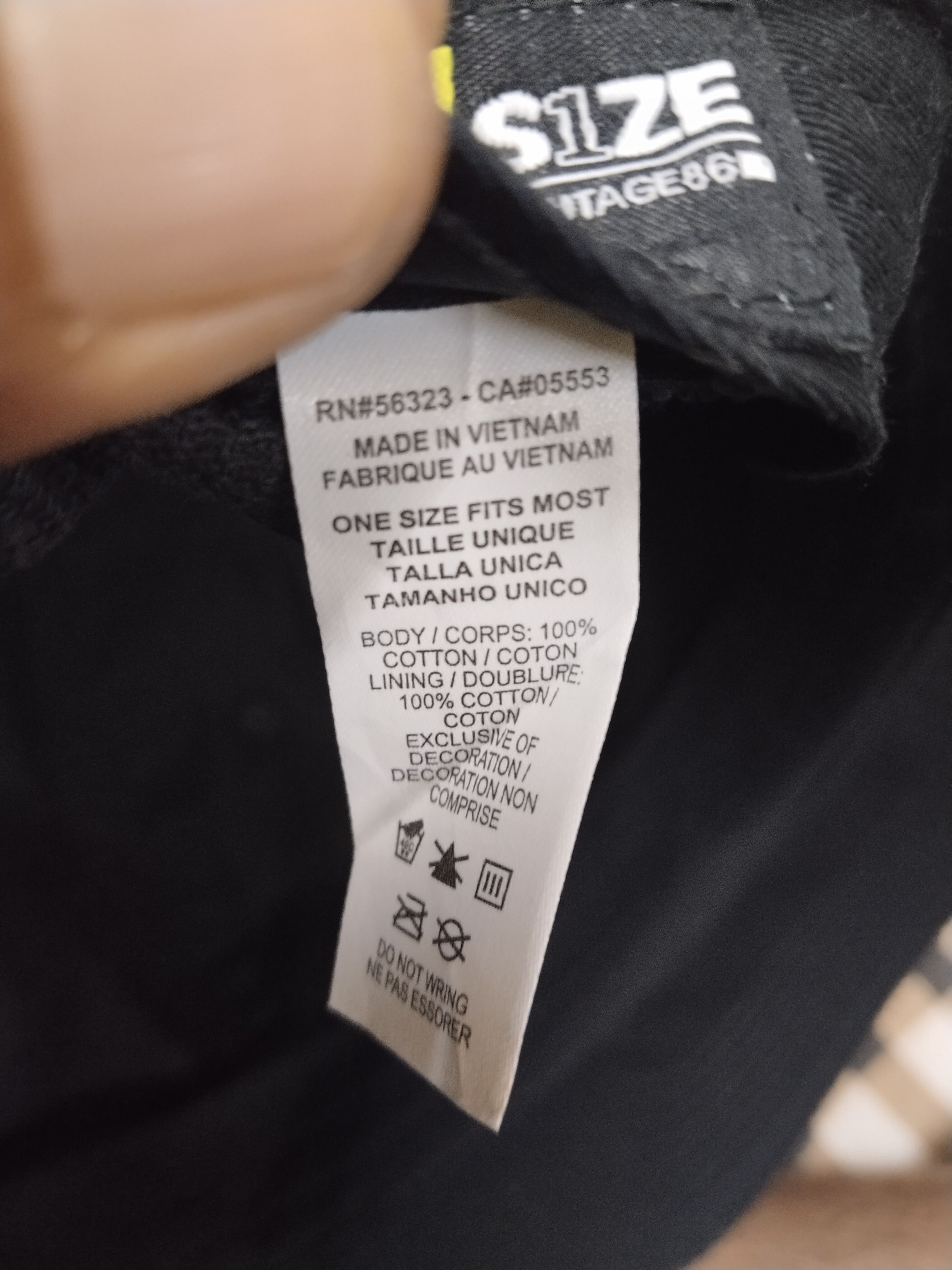 Nike RARE NIKE CUDUROY TRIPLE BLACK CAP Size ONE SIZE - 9 Thumbnail